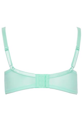 Dunnes Stores  Light-green Wired Padded Floral Lace T-Shirt Bras - Pack Of  2
