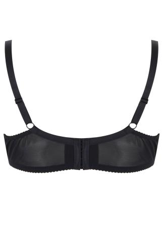 Plus Size Black Moulded Underwired T-Shirt Bra
