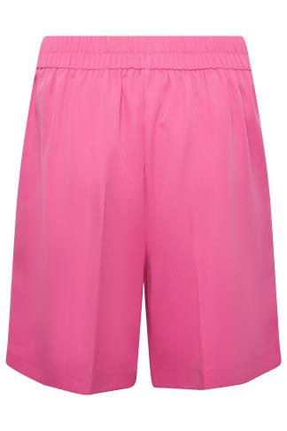 Ready to Remix High Waist Shorts in Hot Pink Curves 3XL / Hot-Pink