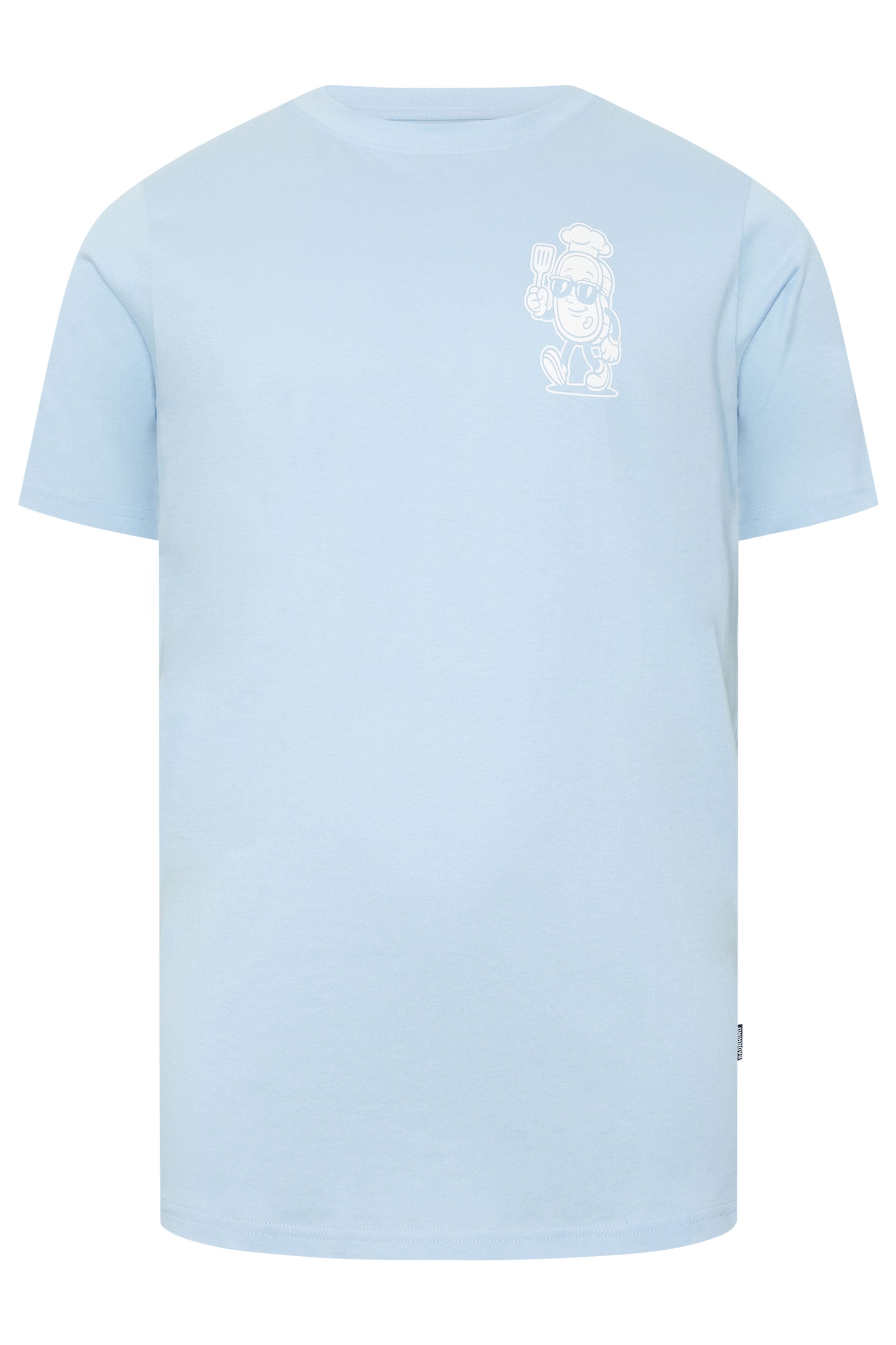 BadRhino Big & Tall Blue Extra Long 'Meat Grill' Graphic T-Shirt | BadRhino 6