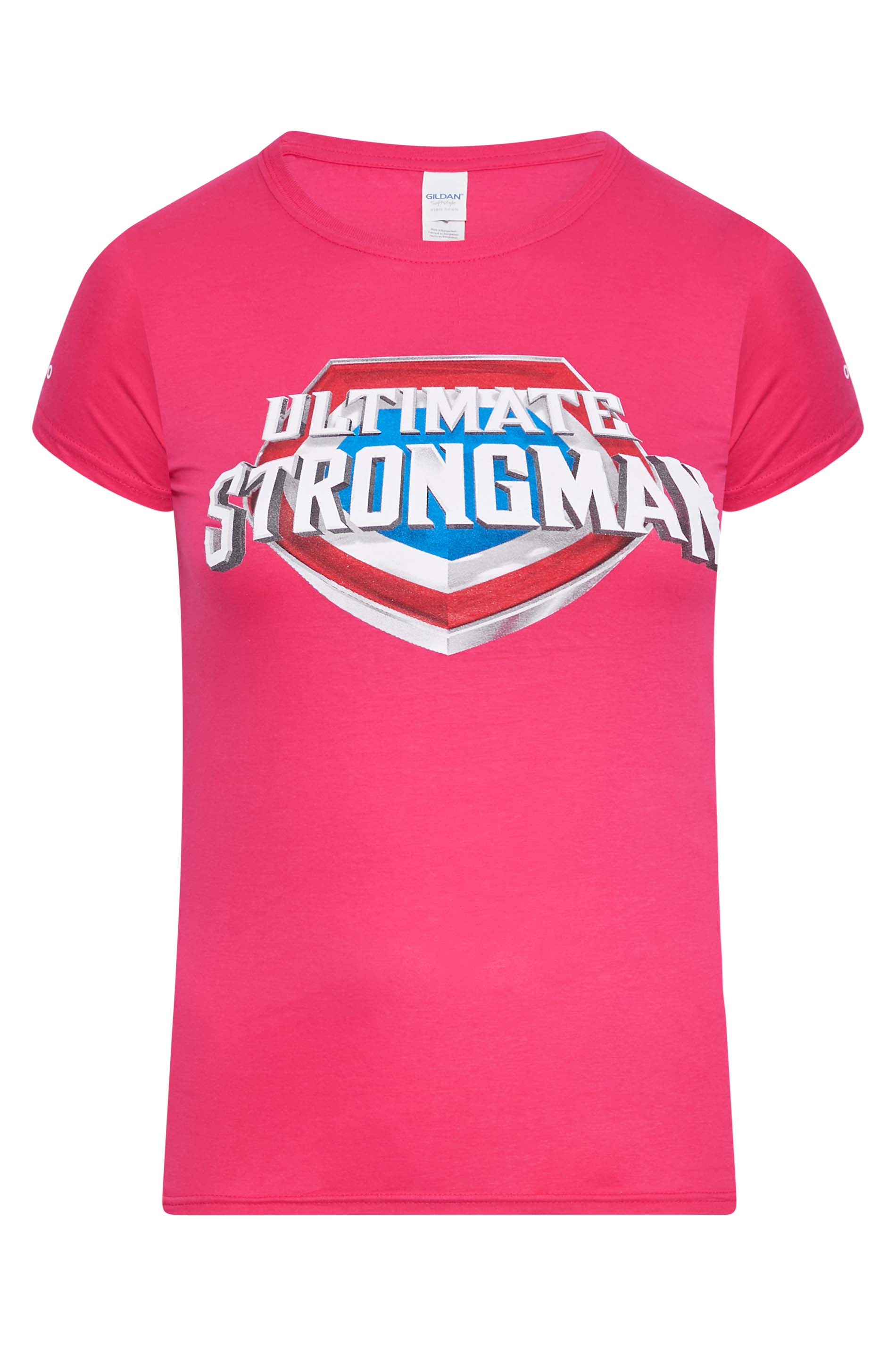 BadRhino Women's Pink Ultimate Strongman T-Shirt 1