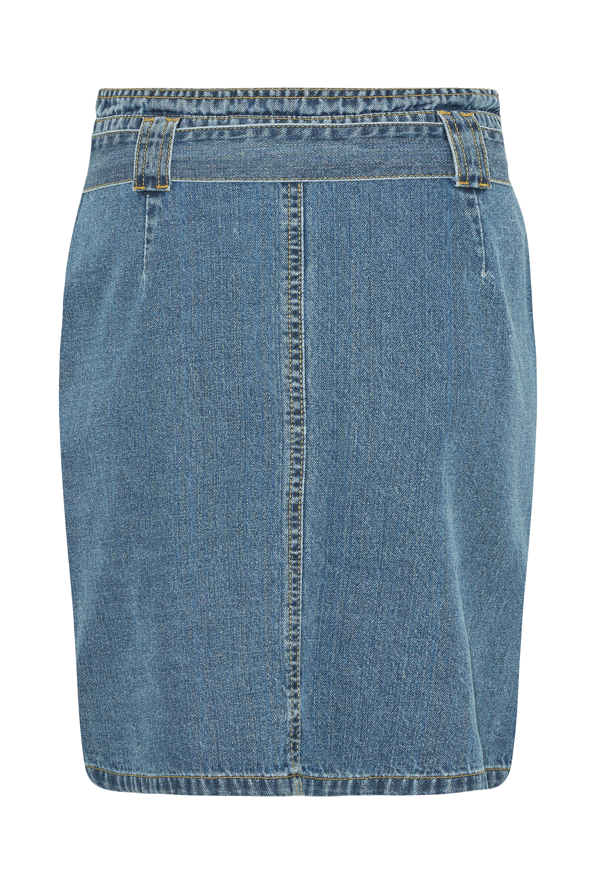 LTS Tall Women's Blue Cotton Denim Skirt | Long Tall Sally