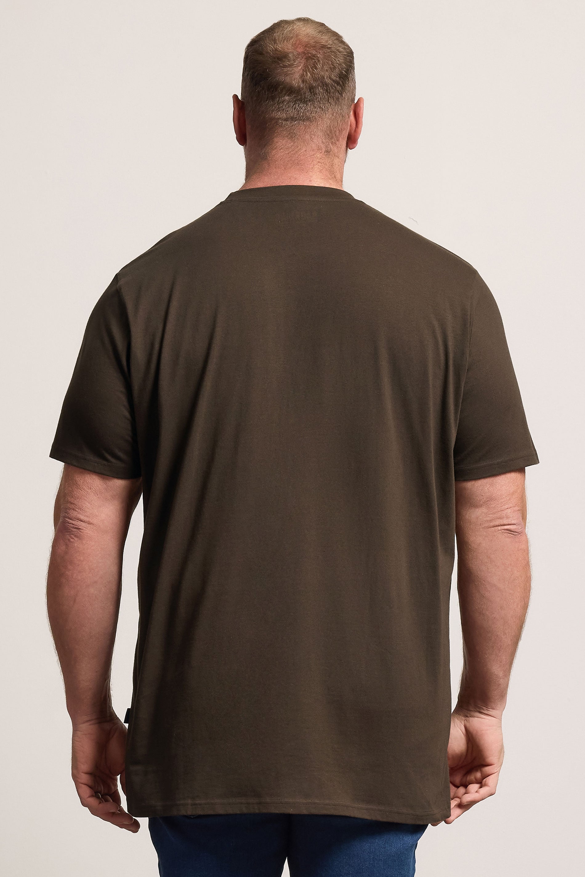 BadRhino Big & Tall Brown Extra Long 'Vintage Parts' Graphic T-Shirt | BadRhino 2