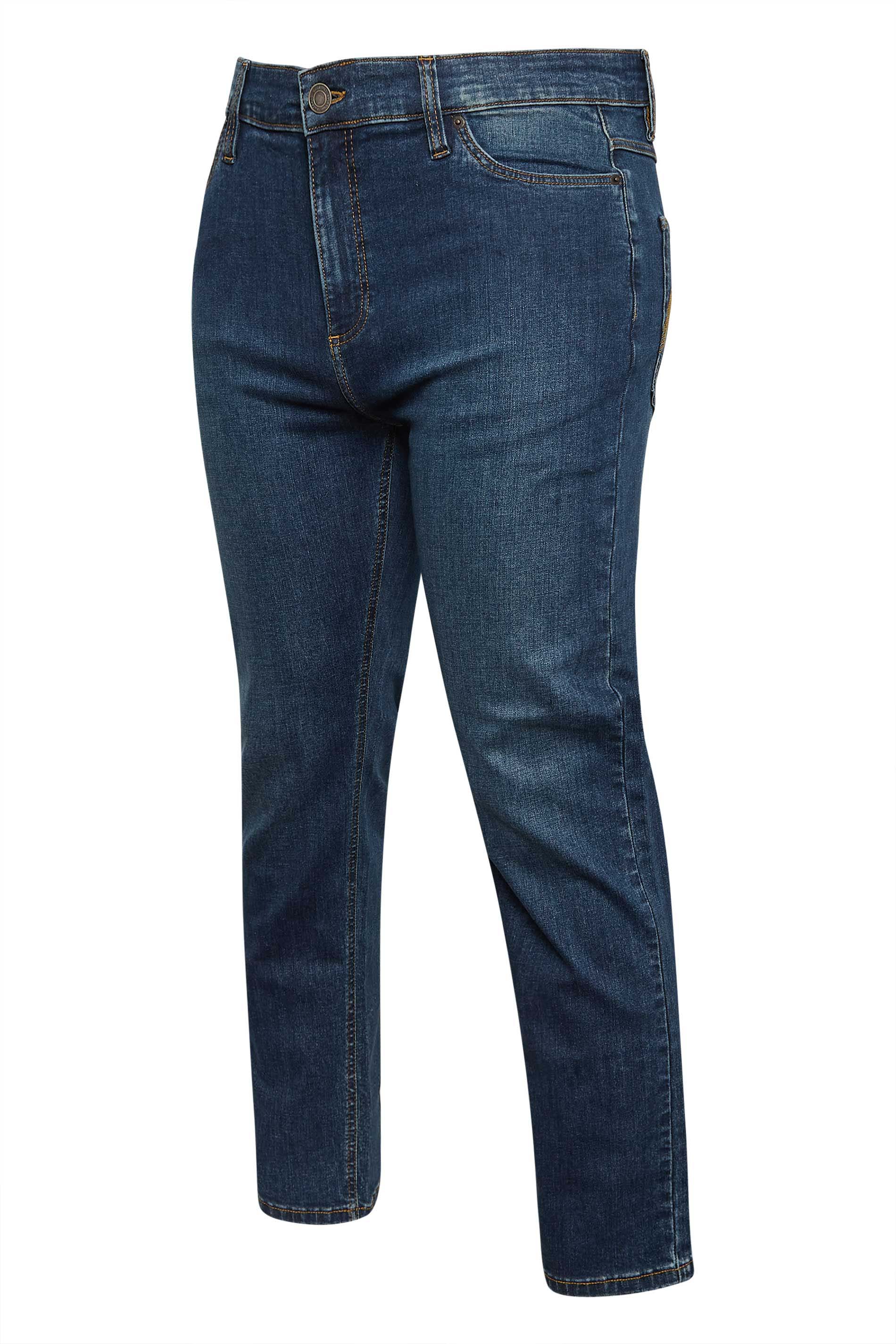 BadRhino Big & Tall Mid Blue Stretch Jeans | BadRhino 2