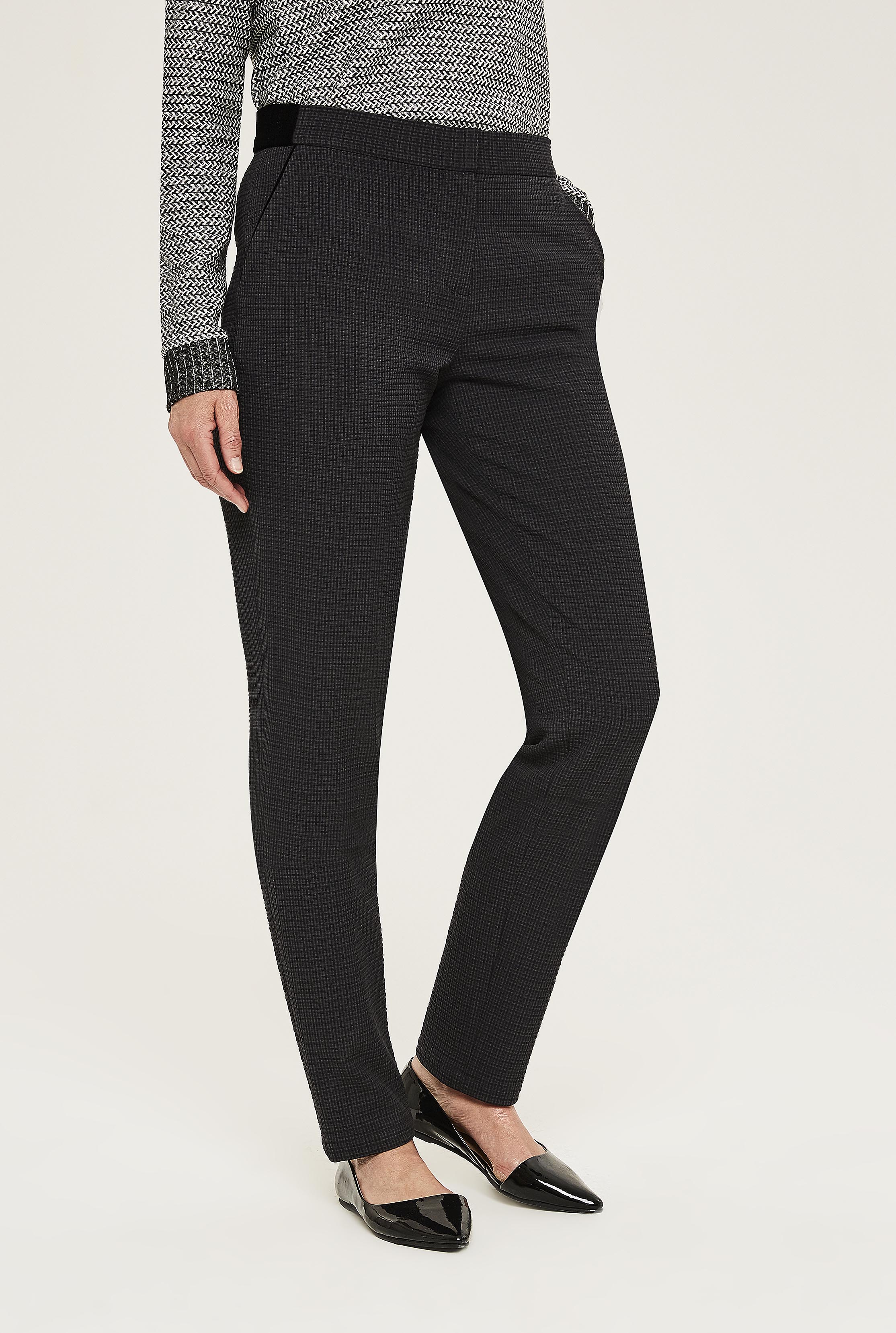 Textured Tapered Suit Trouser | Long Tall Sally