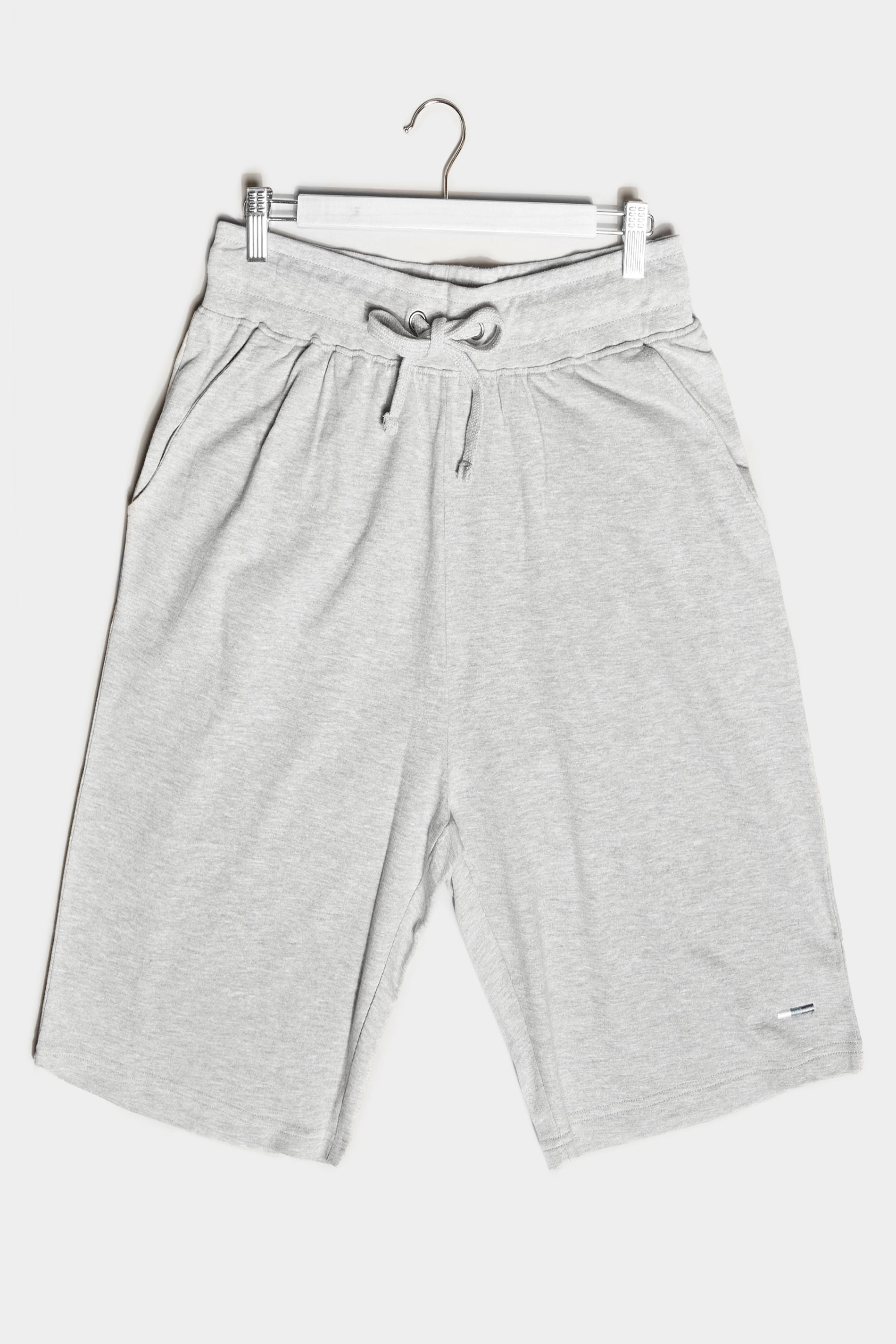 BadRhino Grey Marl Essential Jogger Shorts | BadRhino