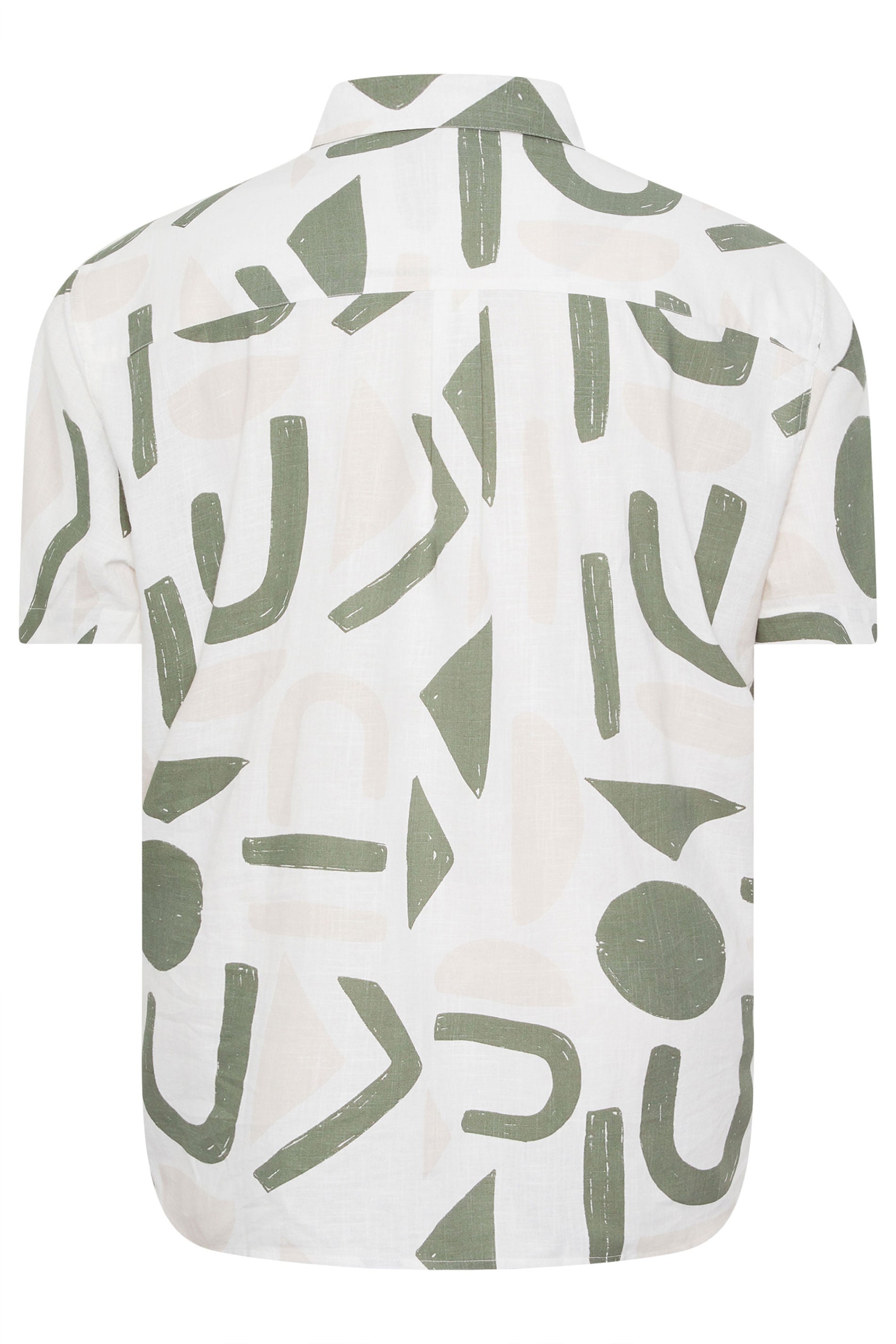 BadRhino Big & Tall Green Abstract Print Shirt | BadRhino 7