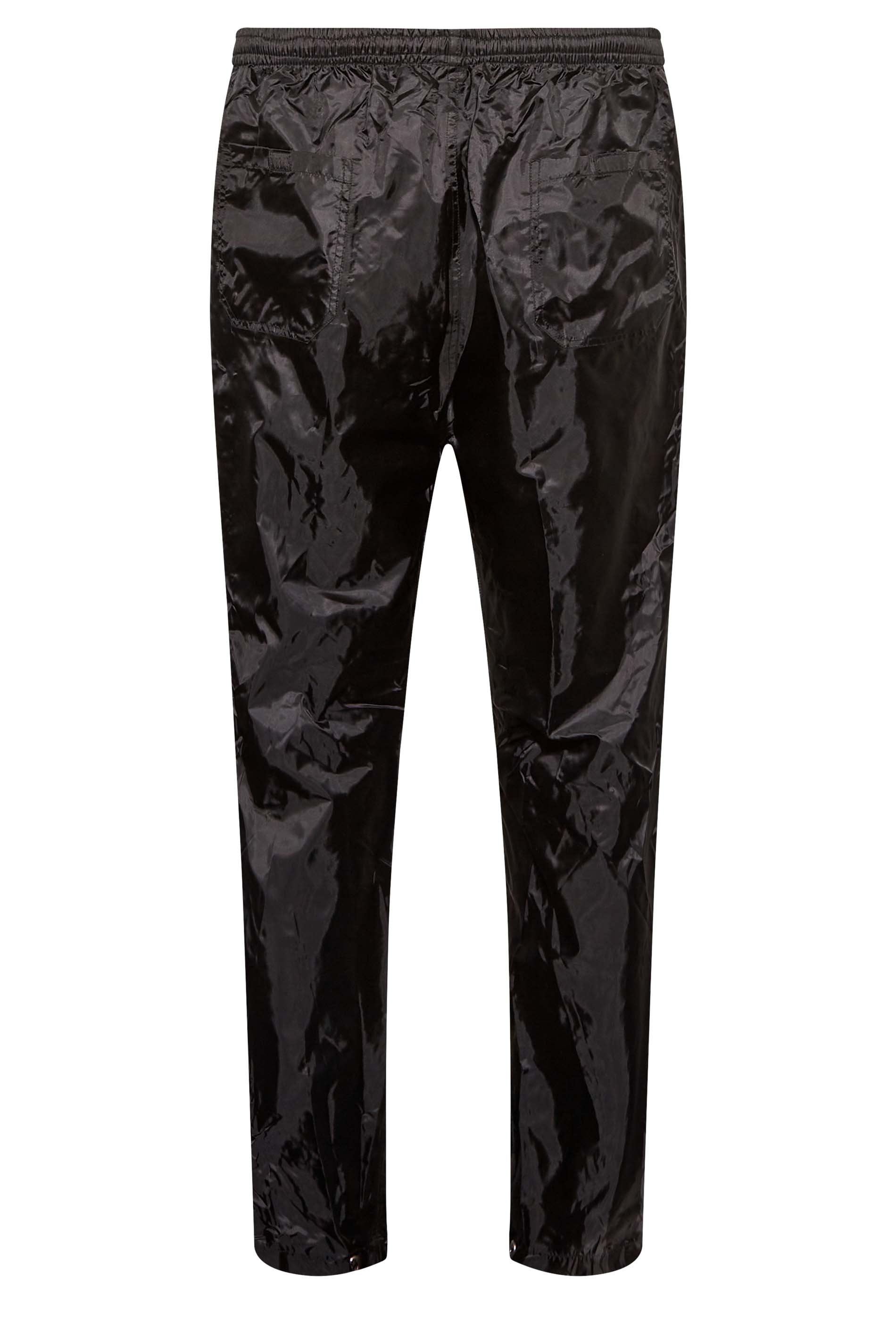 D555 Big & Tall Black Pack Away Waterproof Trousers | BadRhino