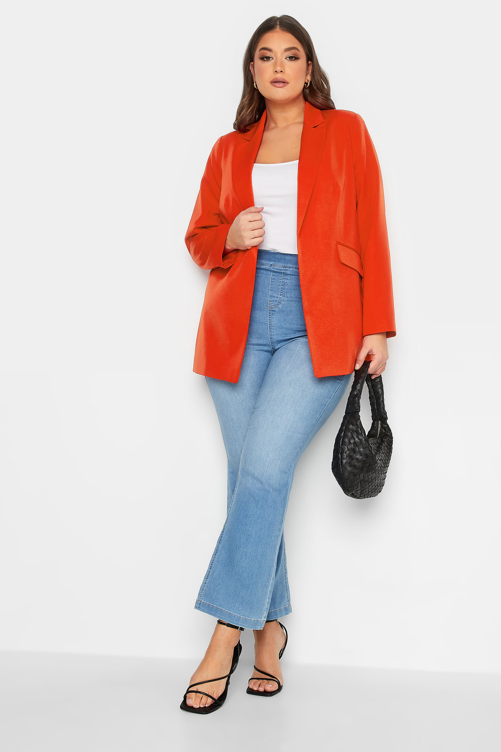 YOURS Plus Size Red Blazer | Yours Clothing  2