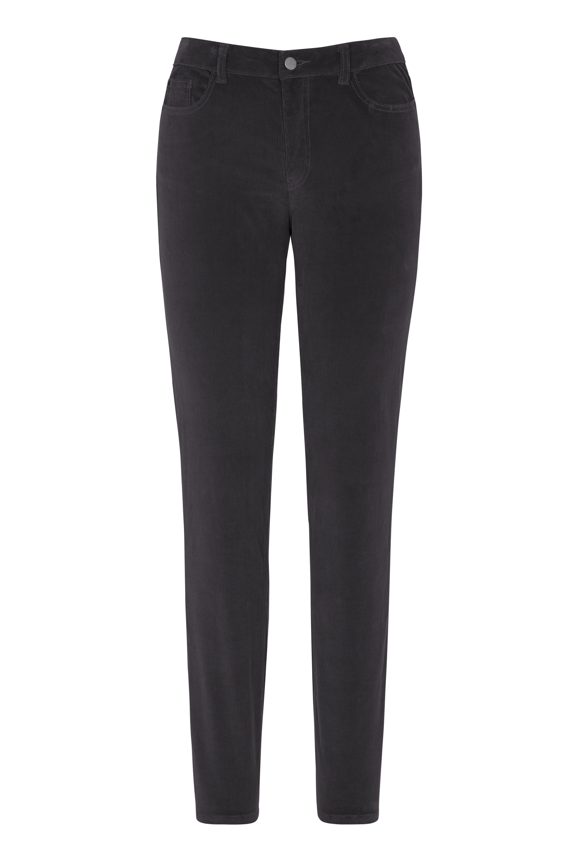 Grey Cord Straight Leg Trouser | Long Tall Sally