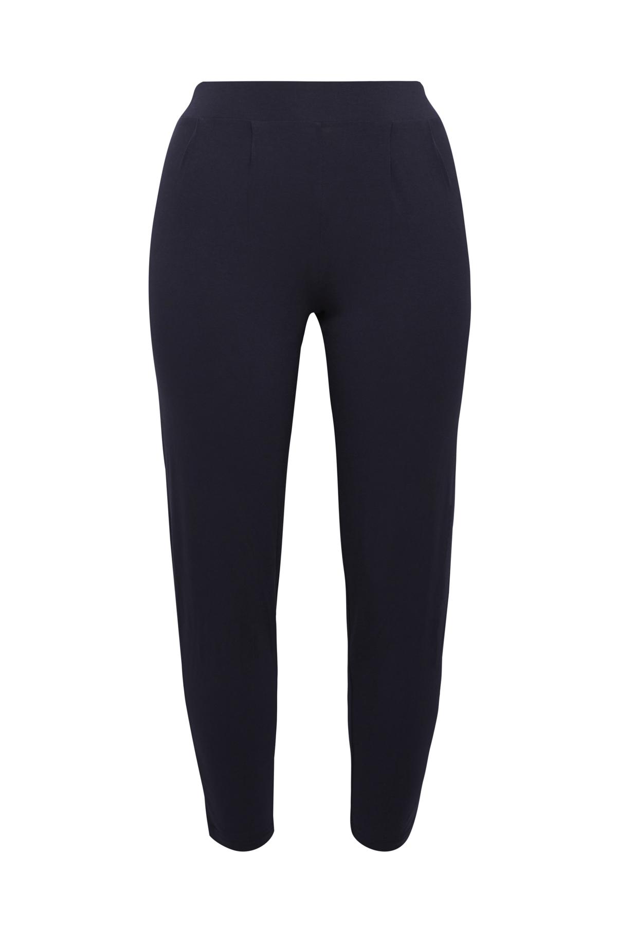 Plus Size Jersey Tapered Trouser Navy 2