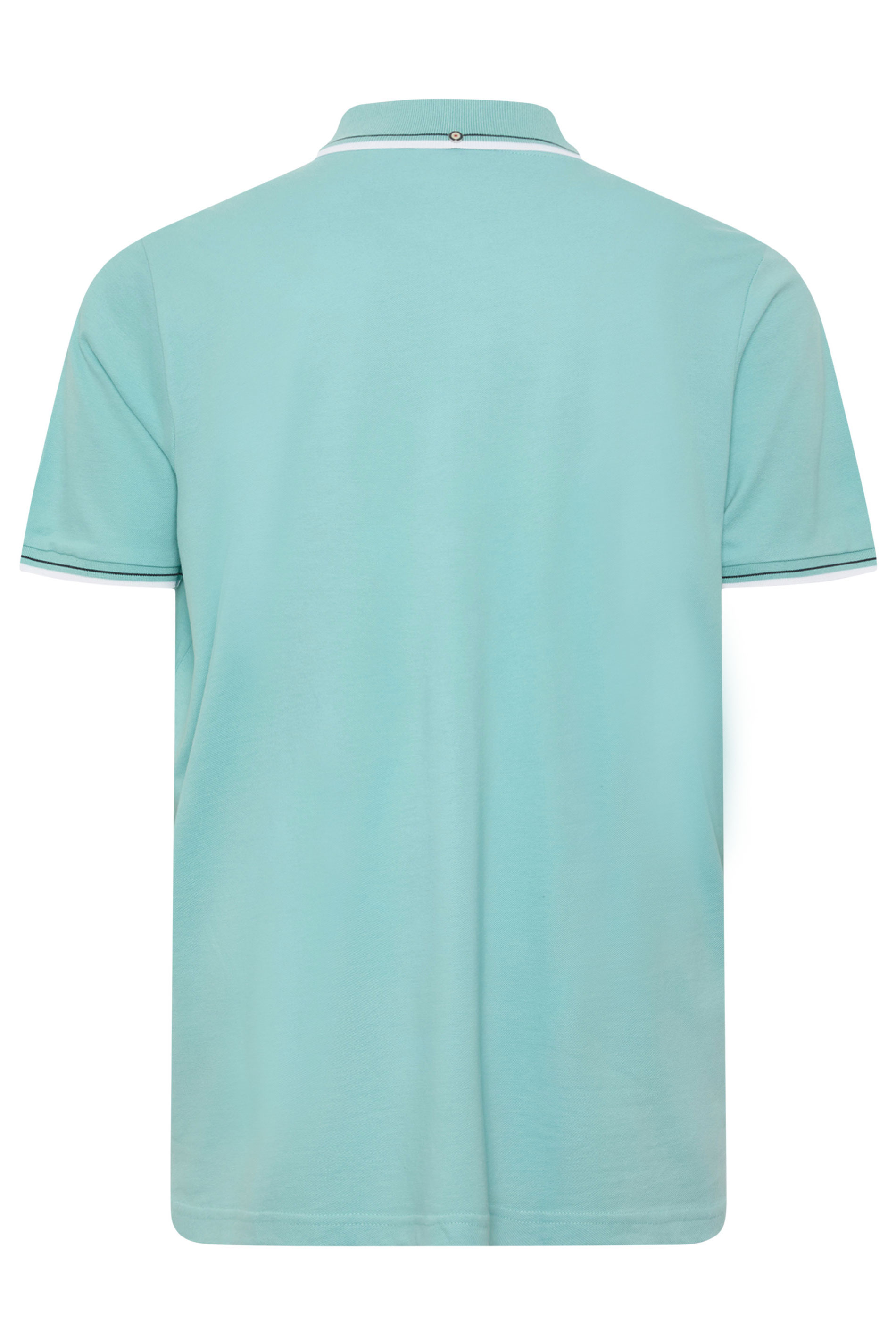 Ben Sherman Big & Tall Blush Pink Signature Pique Polo Shirt | BadRhino 4