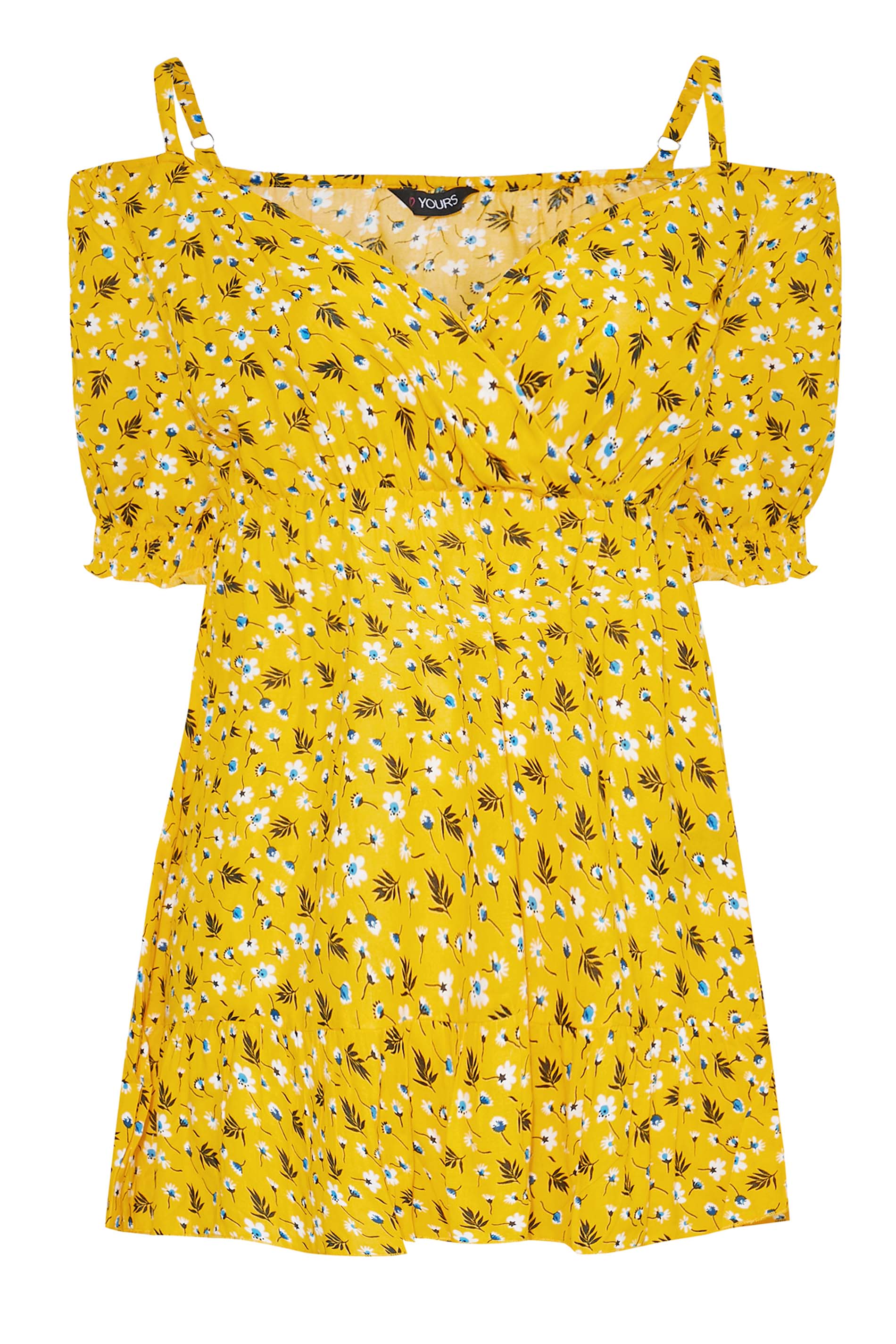 Curve Yellow Floral Cold Shoulder Top_X.jpg