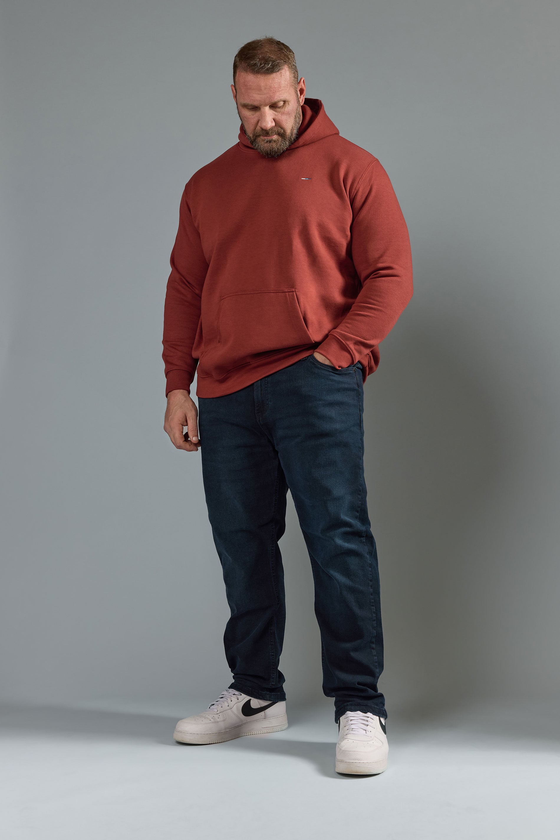 BadRhino Big & Tall Burnt Red Hoodie | BadRhino 3