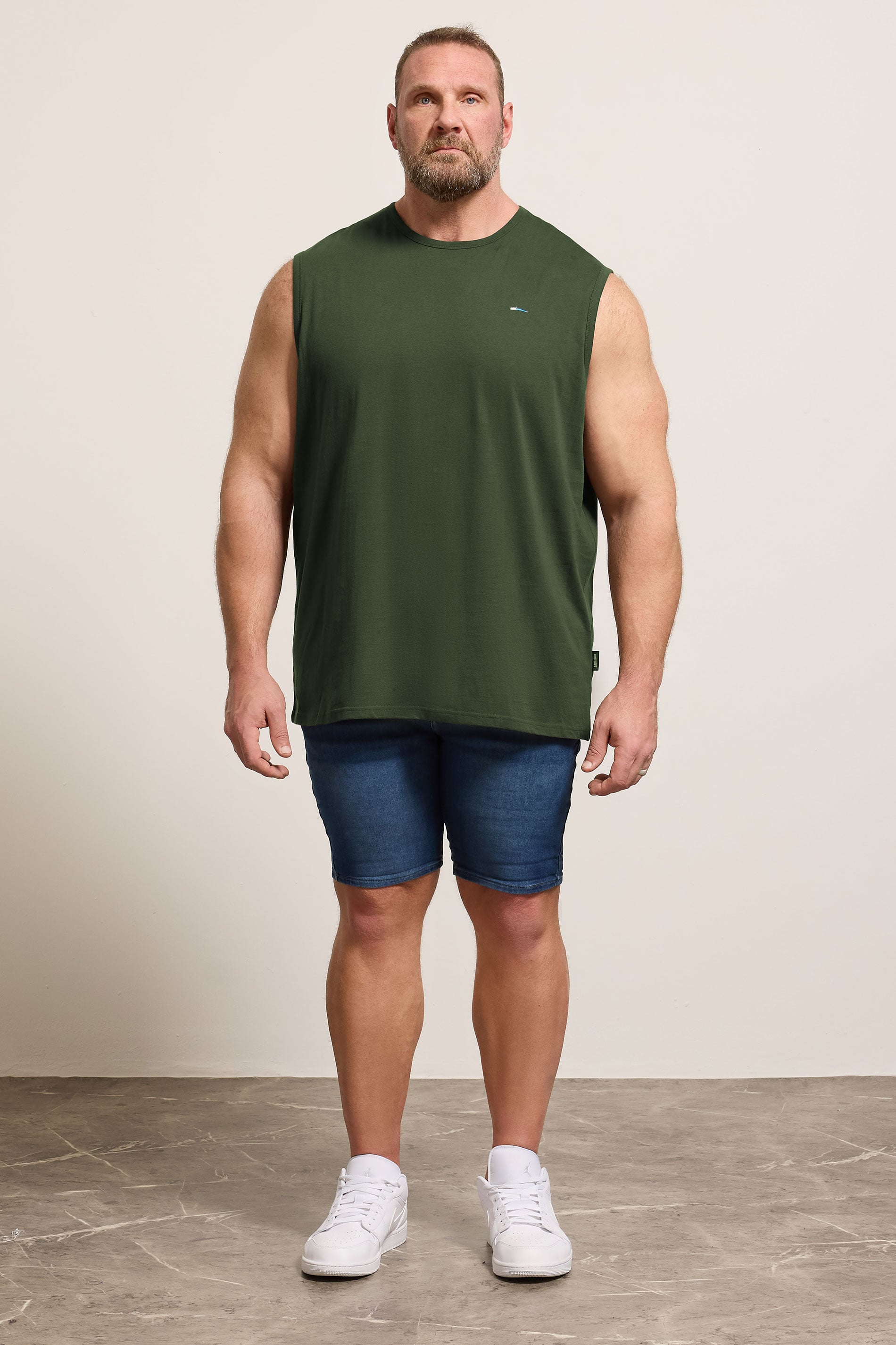 BadRhino Big & Tall Black/White/Navy/Khaki/Grey 5 Pack Muscle Vest | BadRhino 5