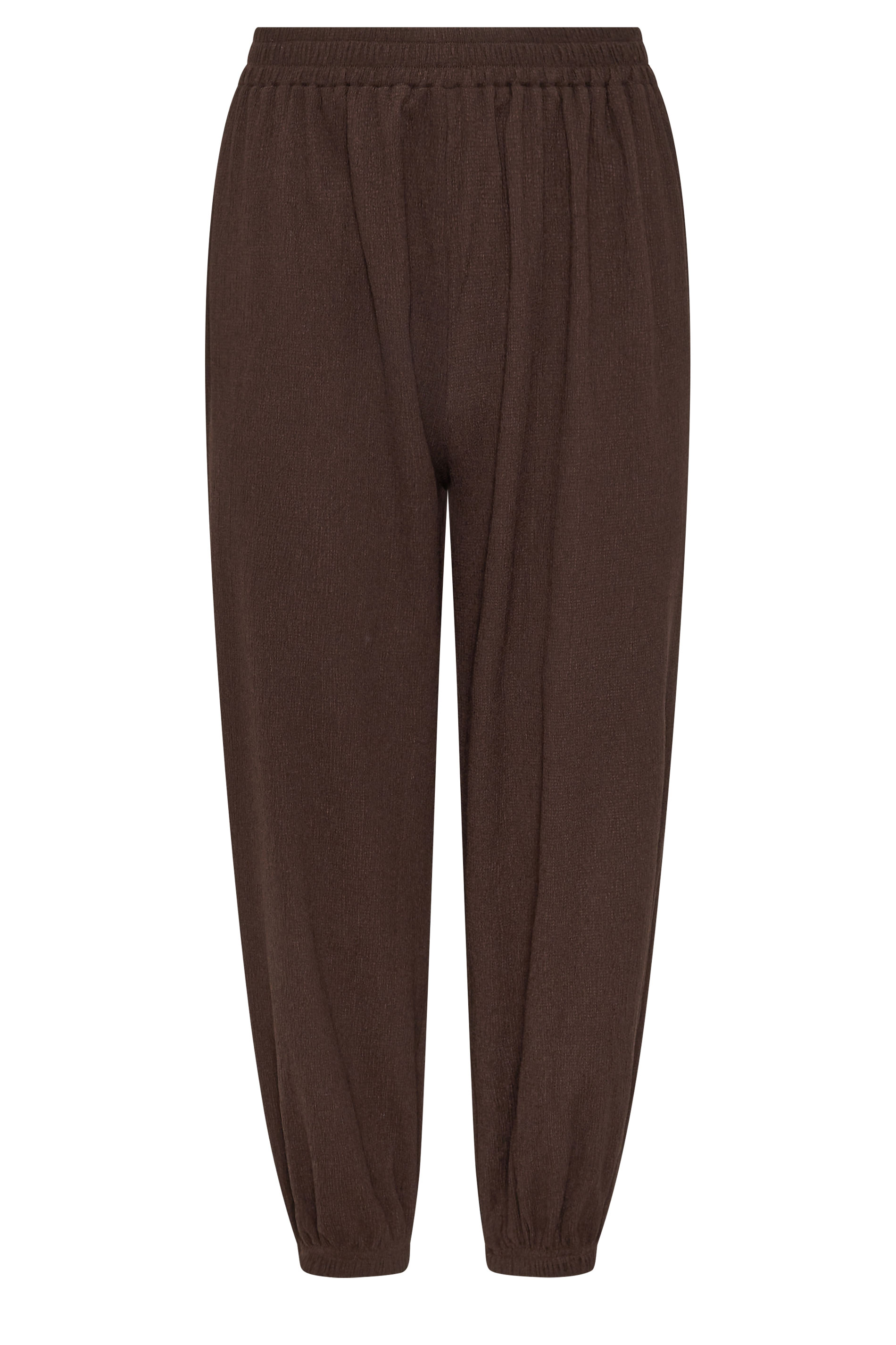 M&Co Petite Chocolate Brown Balloon Trousers | M&Co 5