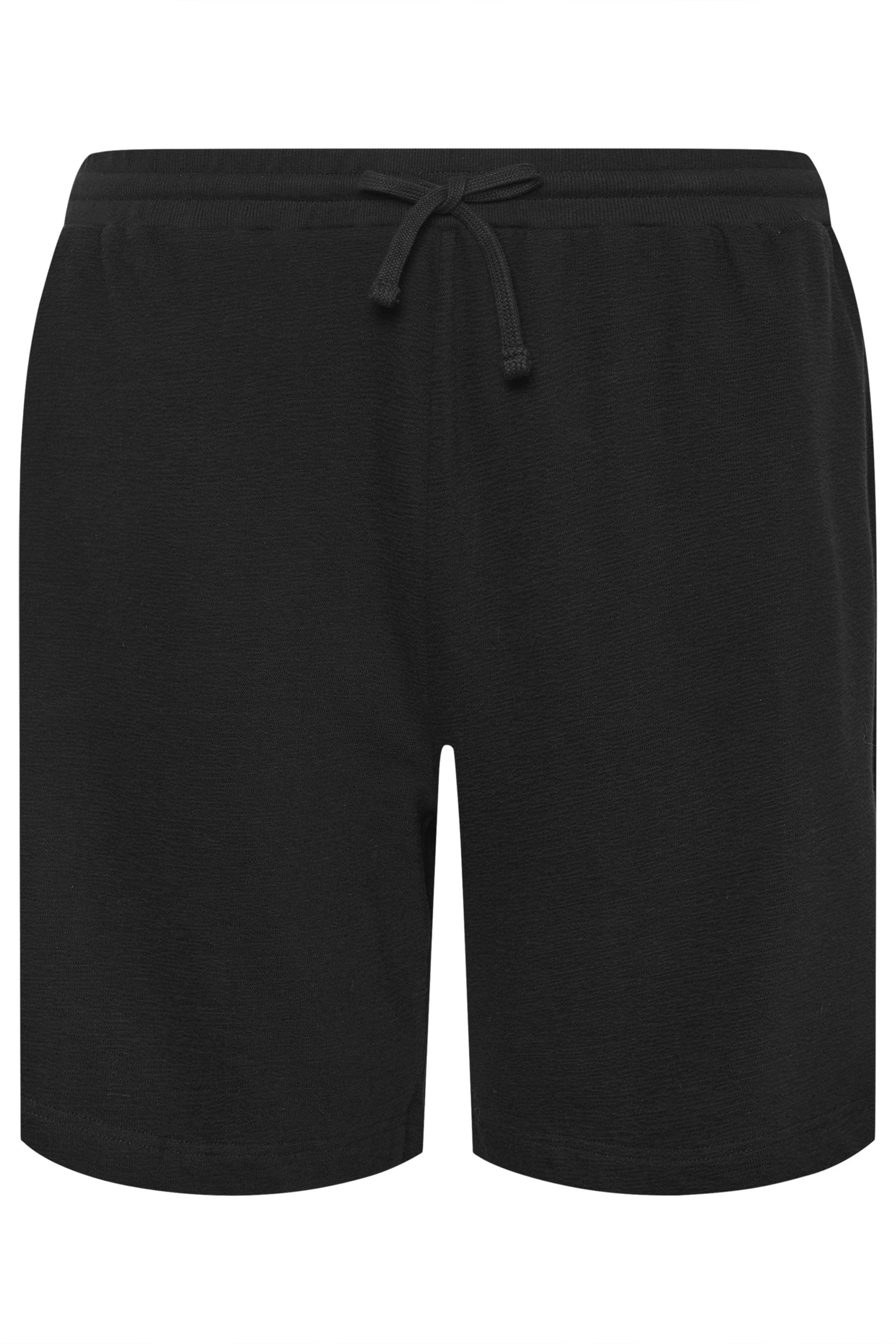 BadRhino Big & Tall Black Jersey Shorts | BadRhino 5
