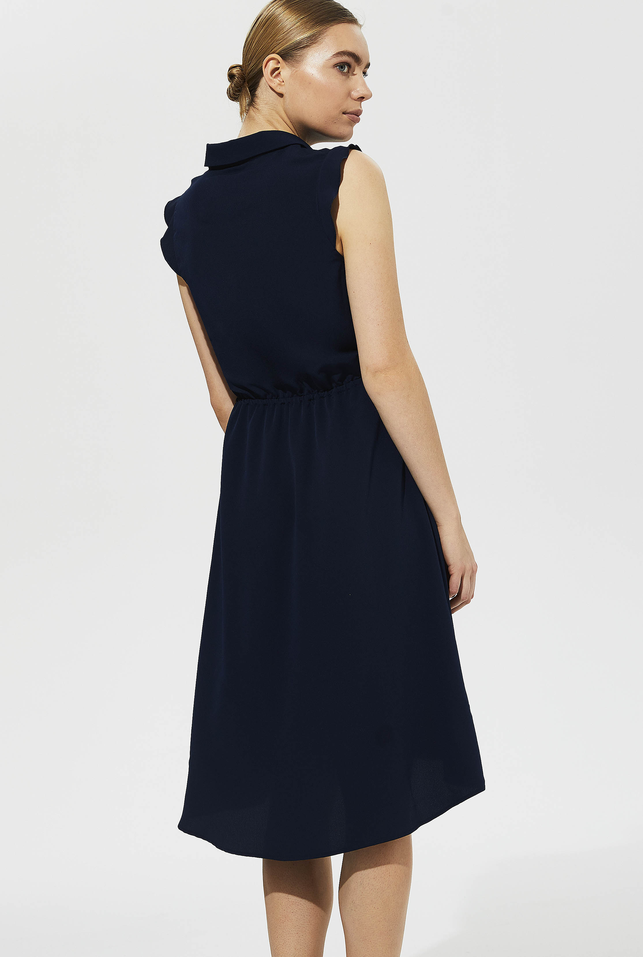 Karl Lagerfeld Paris Tie Waist Shirt Dress | Long Tall Sally