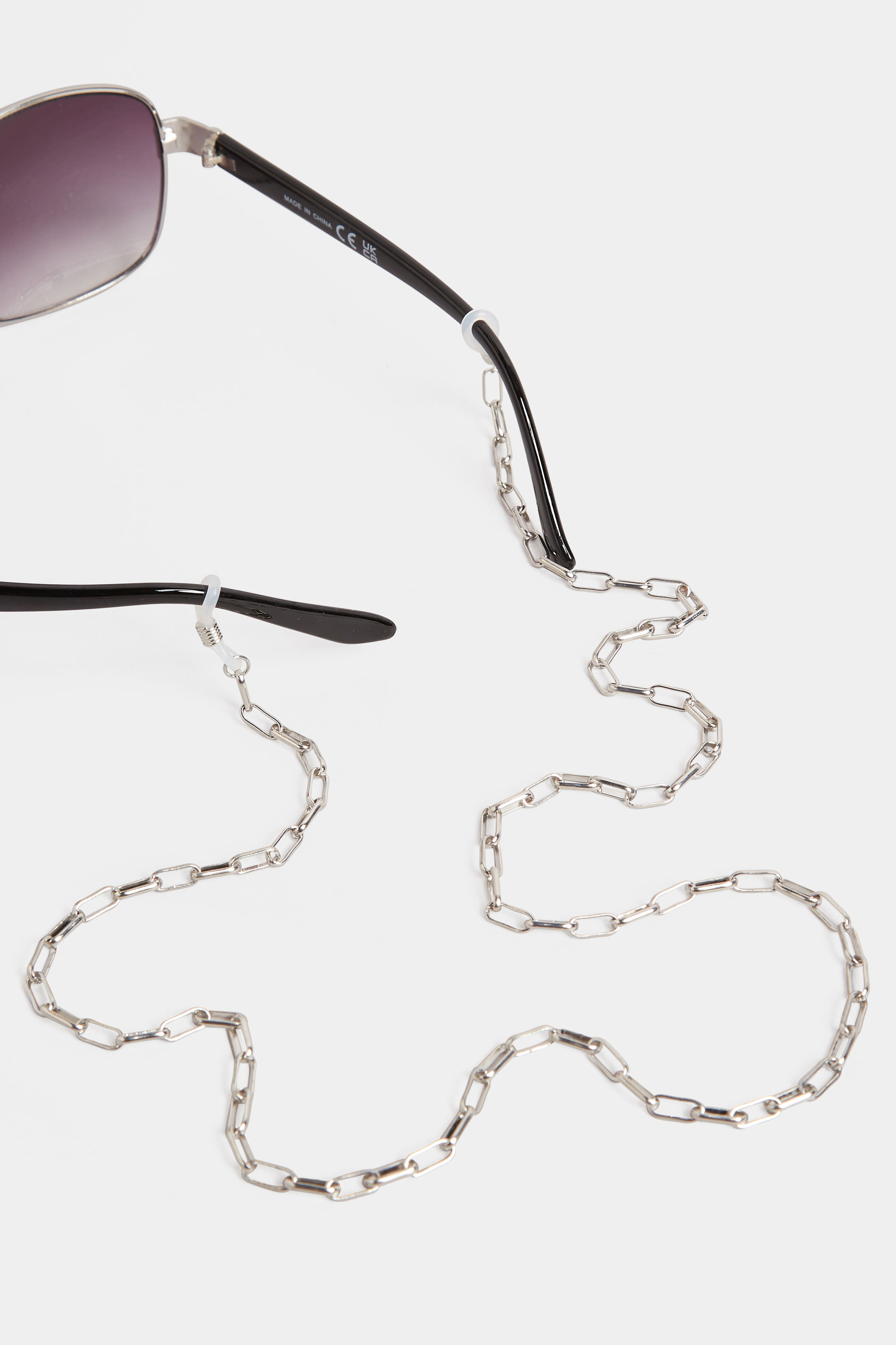 Silver Rectangle Link Sunglasses Chain 1