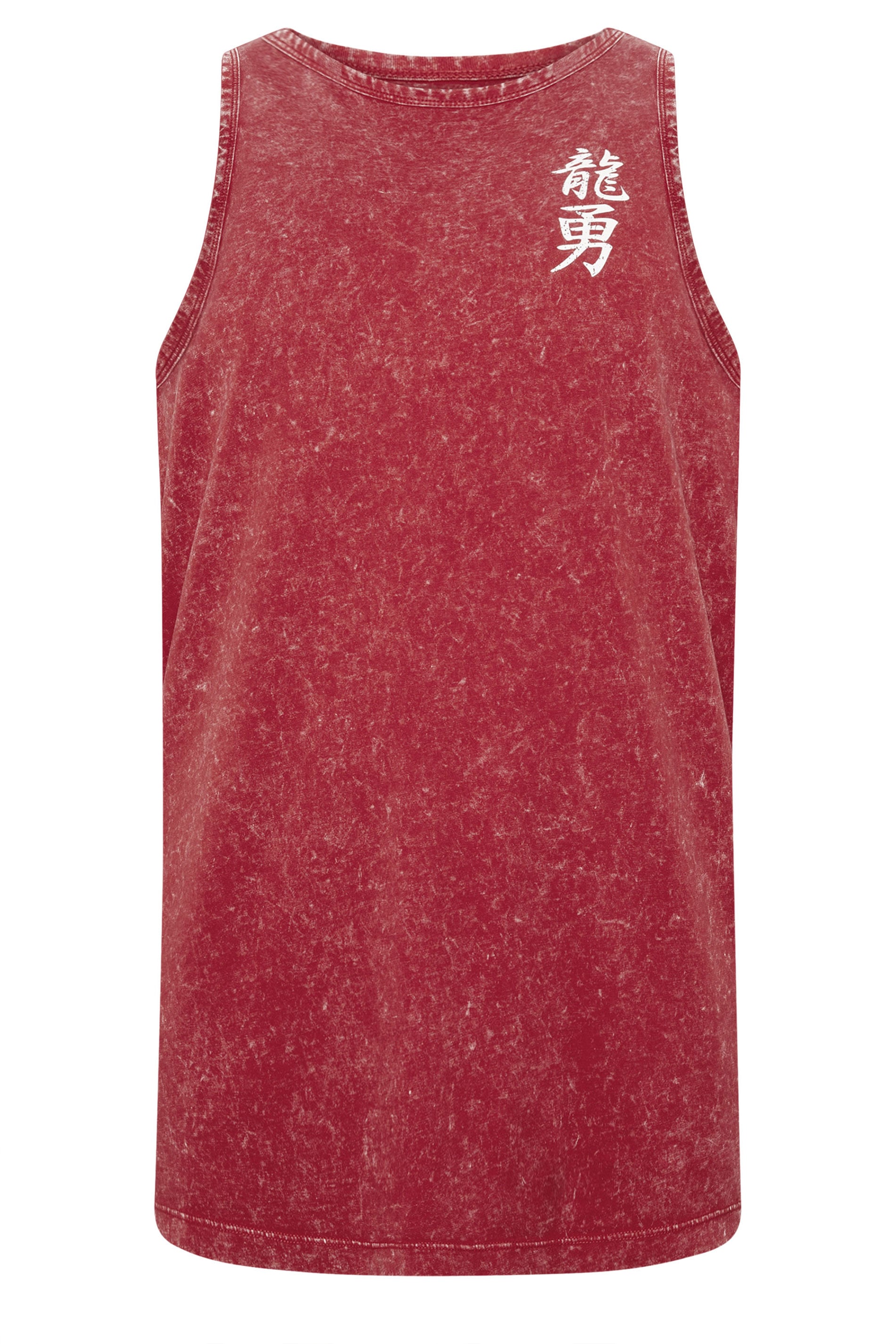 BadRhino Big & Tall Red Acid Wash Graphic Vest | BadRhino 6