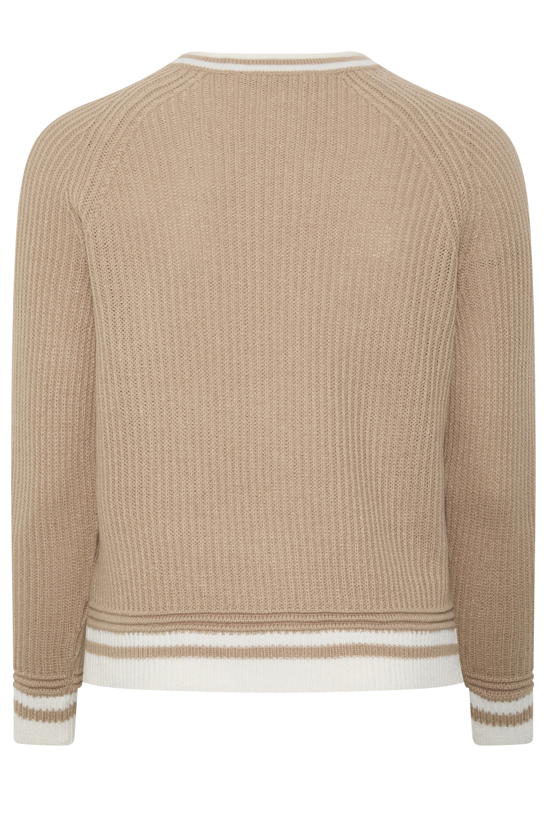 YOURS Plus Size Brown Crew Neck Knitted Cardigan | Yours Clothing 8