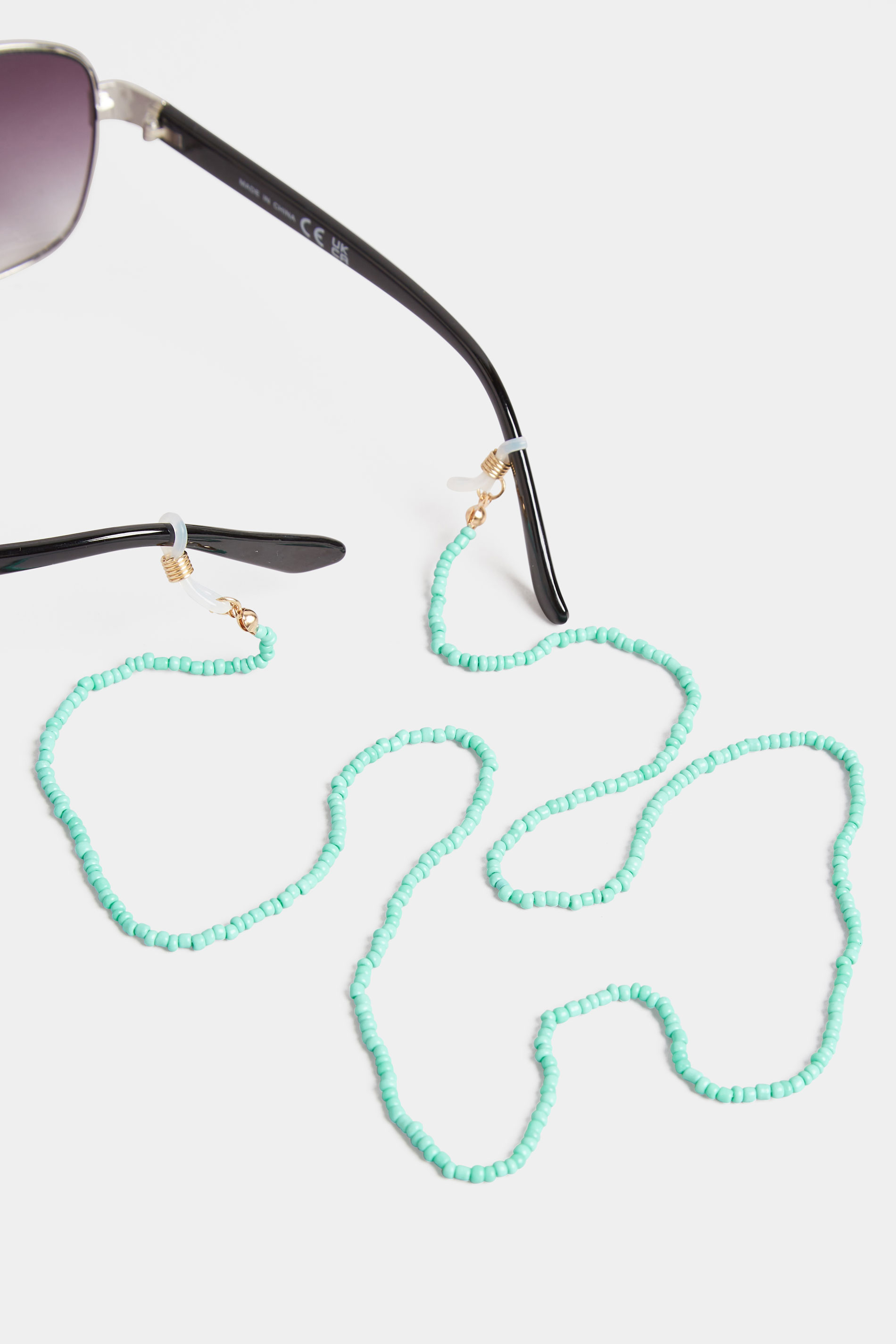 Green Beaded Sunglasses Chain 1