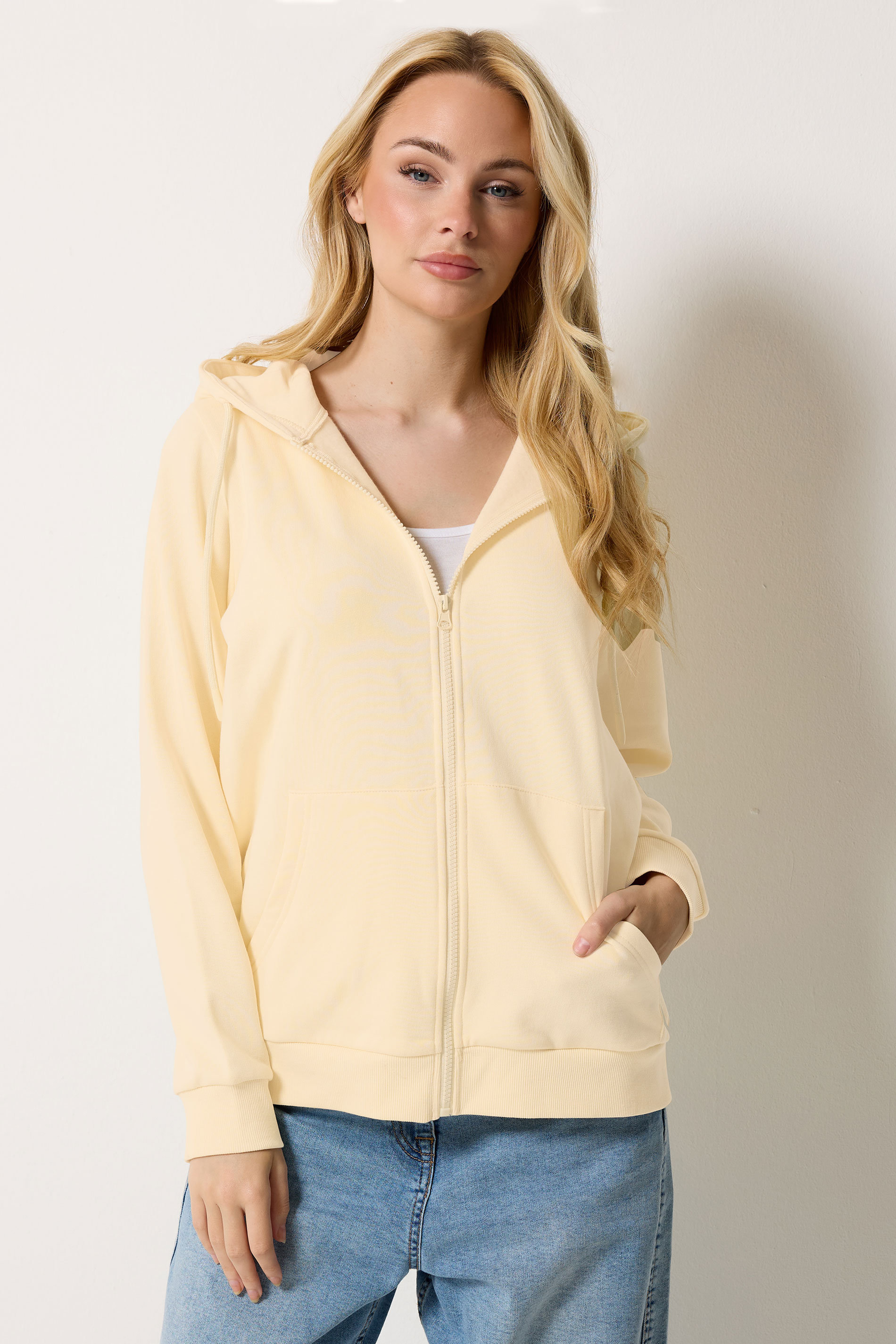 M&Co Yellow Essential Zip Hoodie | M&Co 3