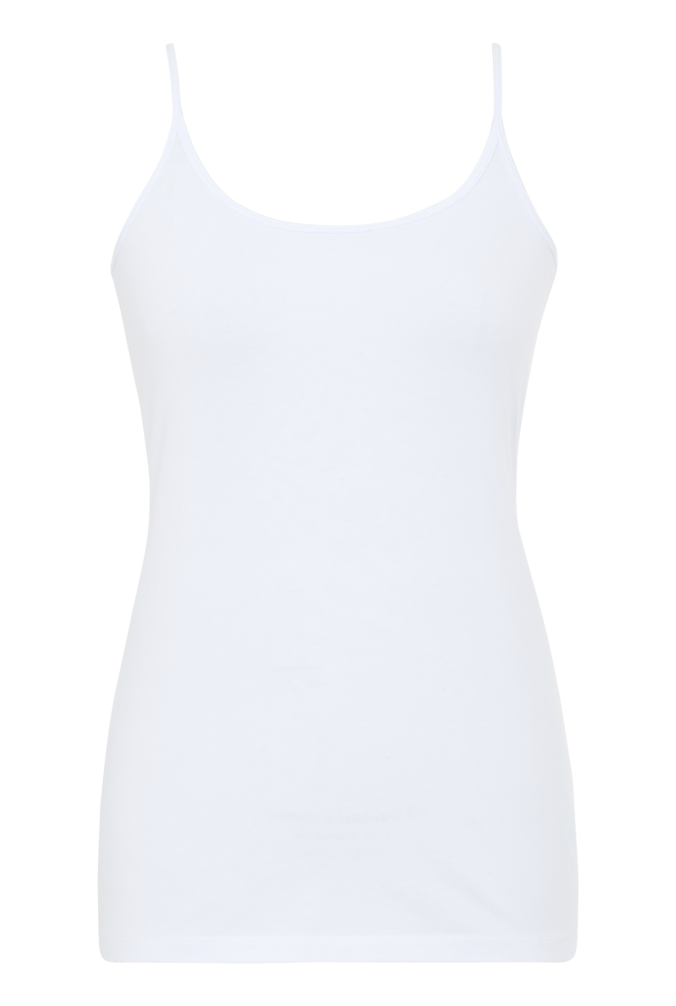 White Cotton Cami Top | Long Tall Sally