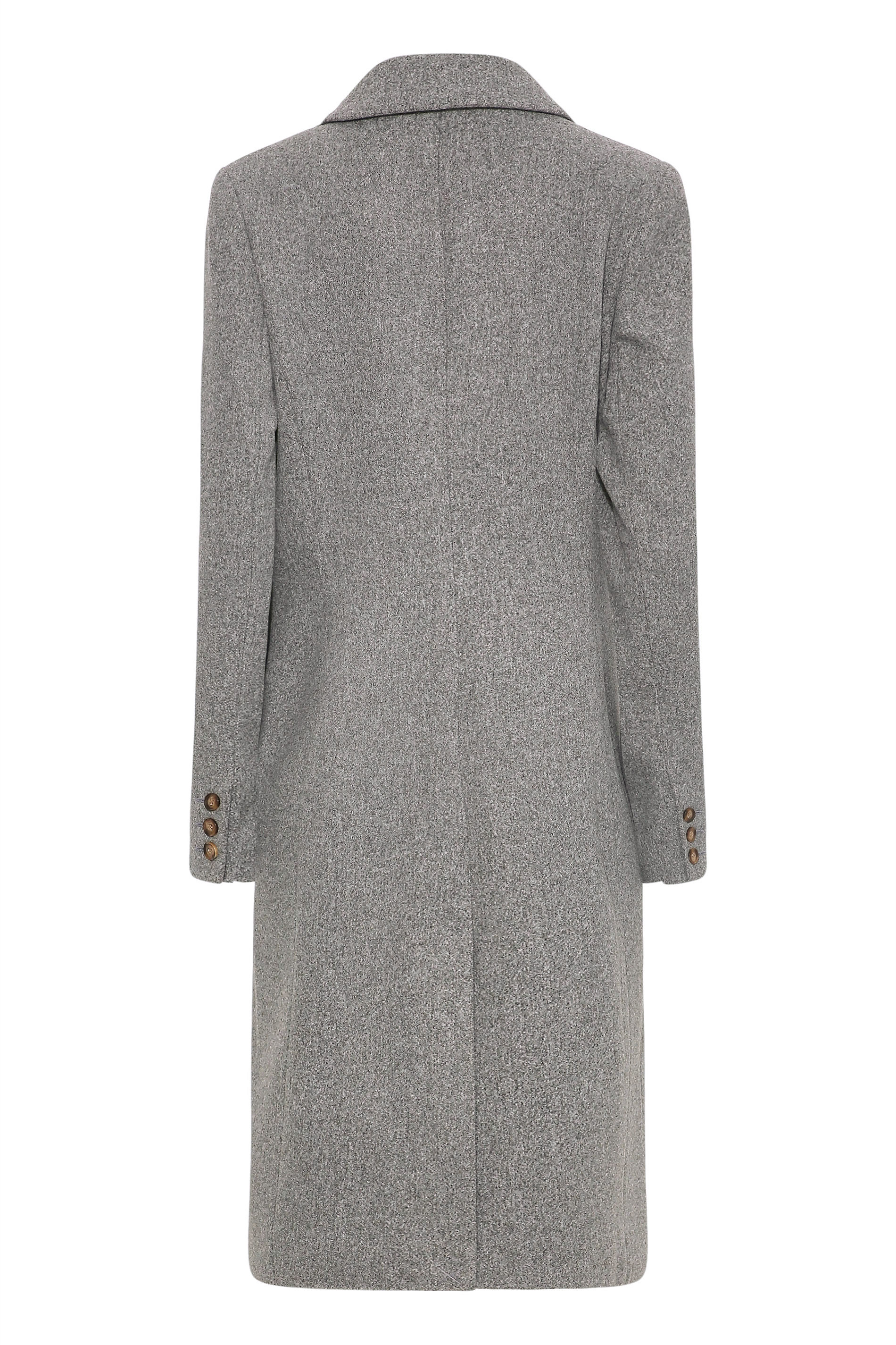 LTS Tall Women's Grey Midi Formal Coat | Long Tall Sally 3