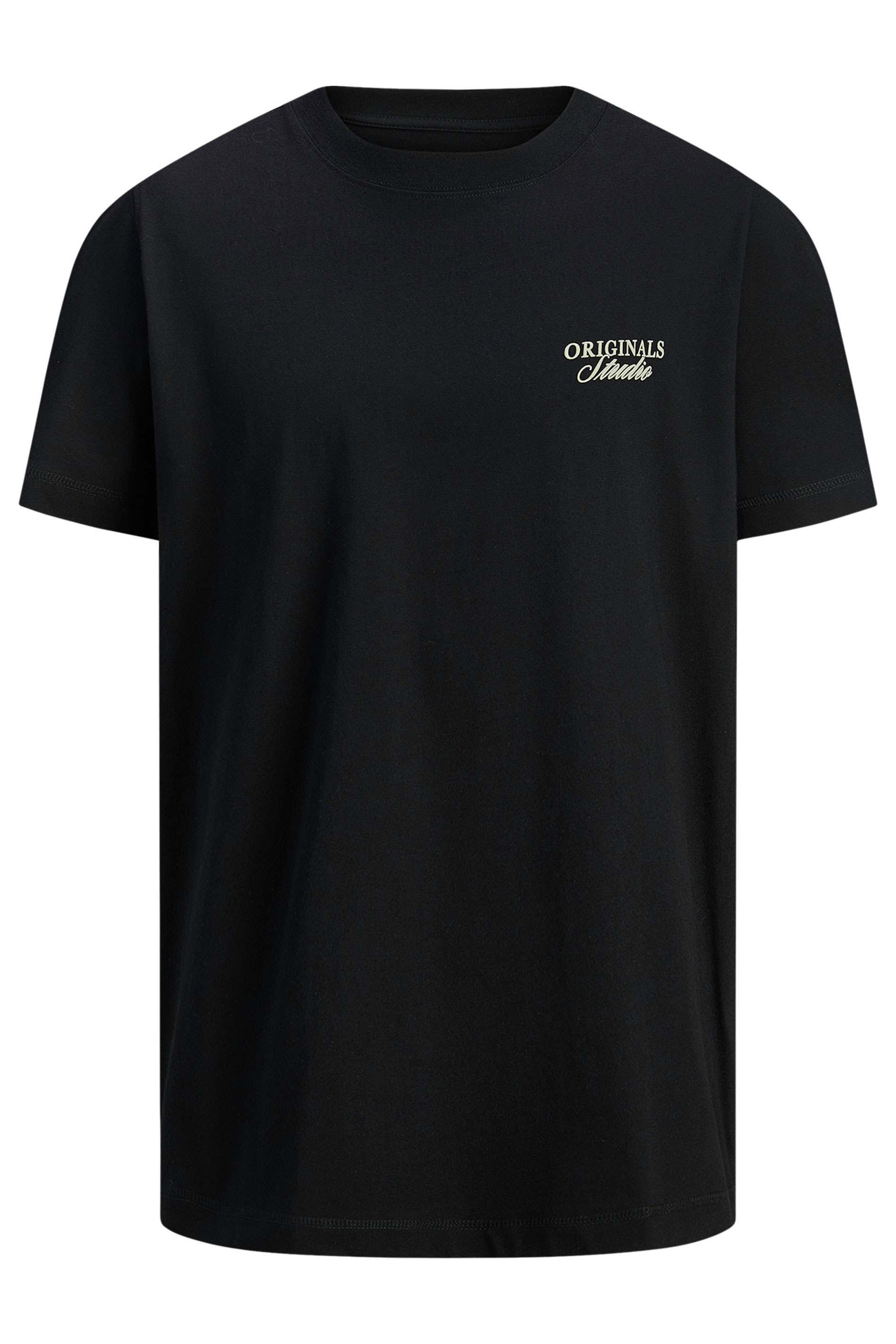 JACK & JONES Big & Tall Black Studio Graphic T-Shirt | BadRhino 4