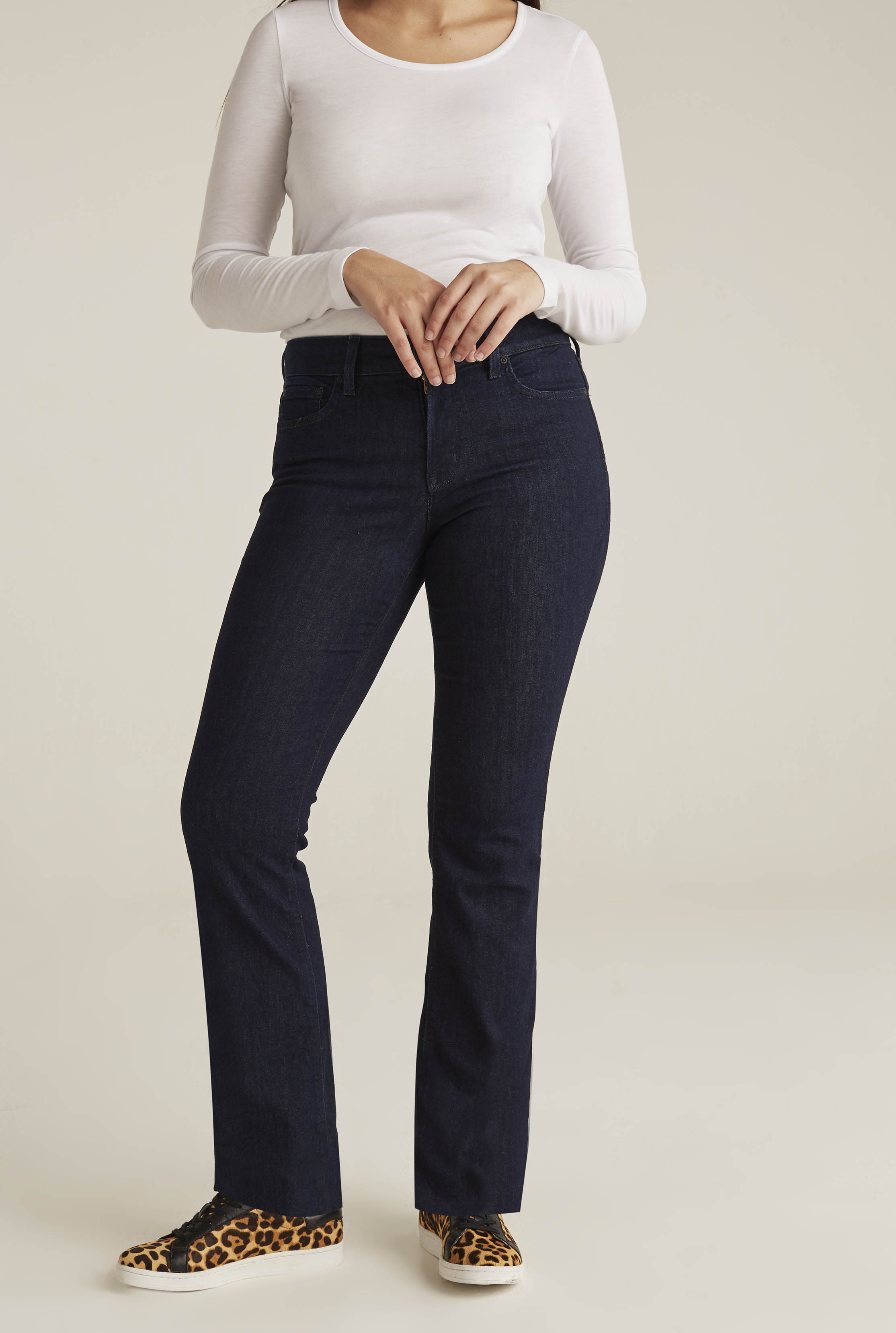 NYDJ Barbara Bootcut Rinse Jeans | Long Tall Sally