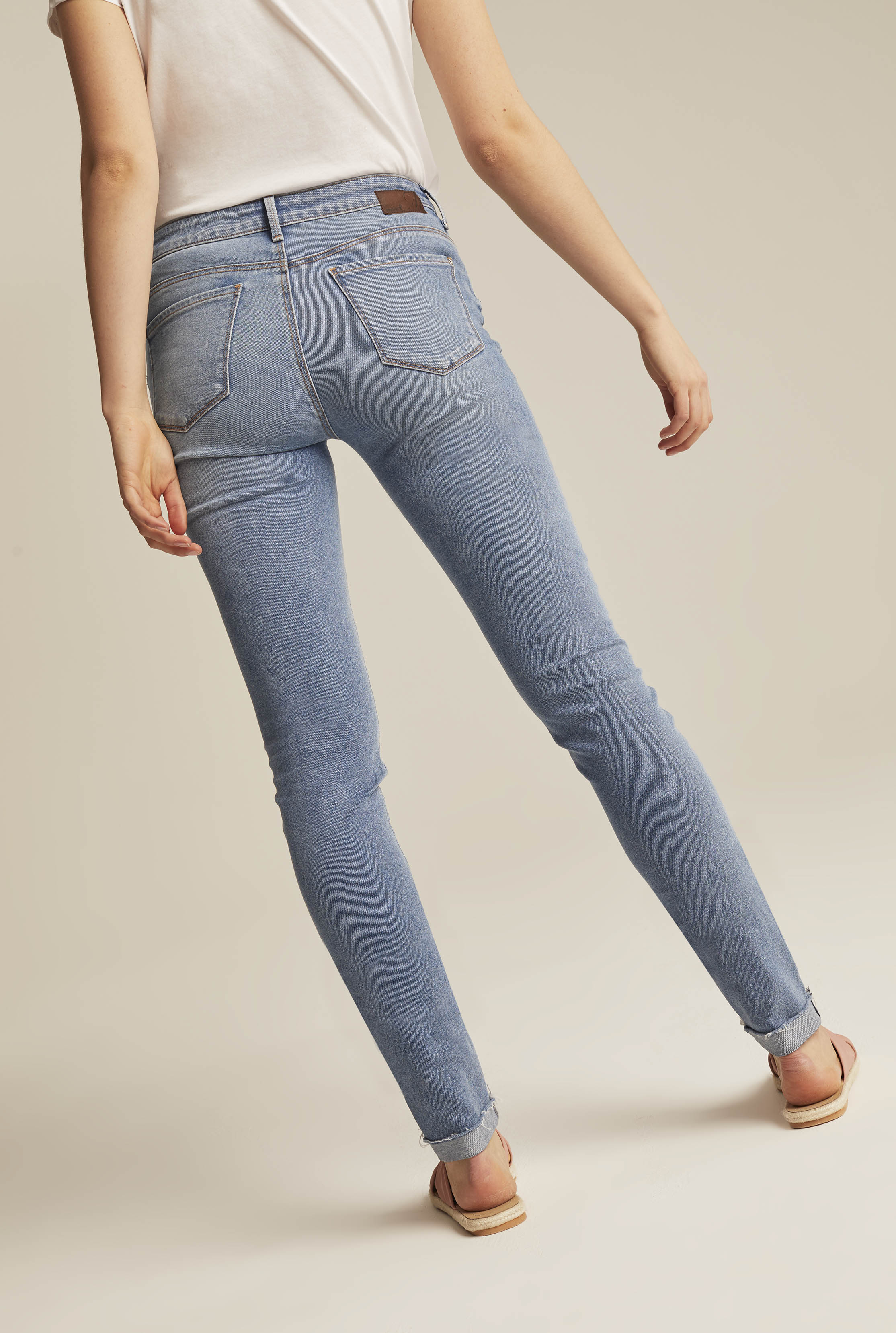 Mid Blue 90s Straight Jeans | Long Tall Sally