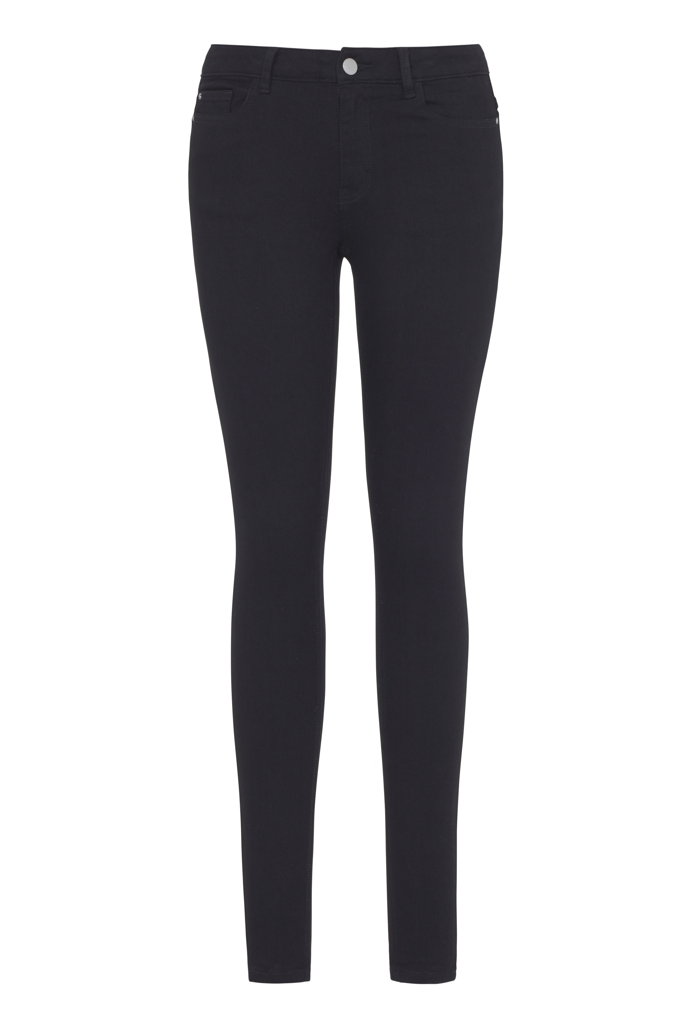 Black Skinny Low Rise Jeans | Long Tall Sally