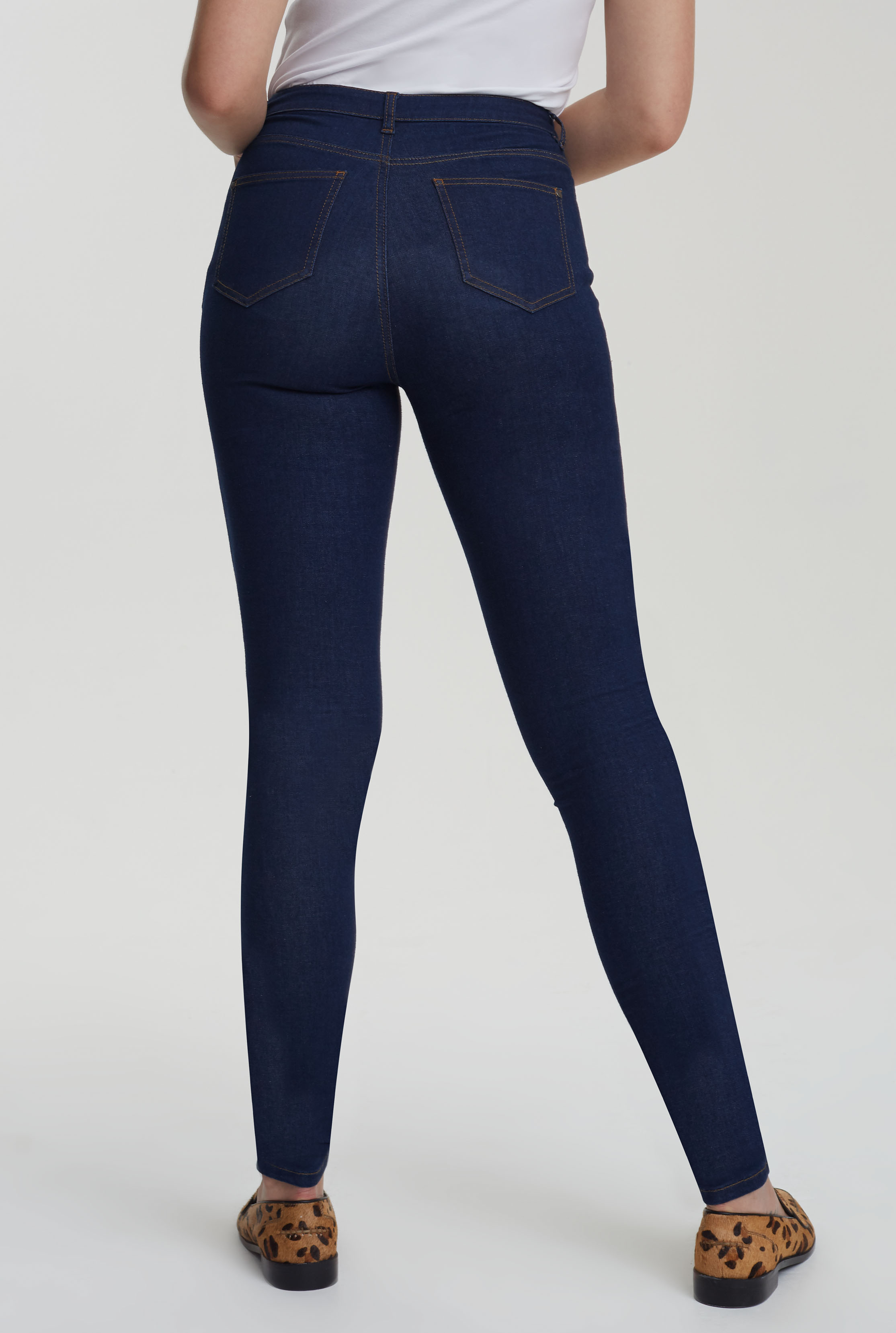 Blue Ultra Stretch Skinny Jeans | Long Tall Sally
