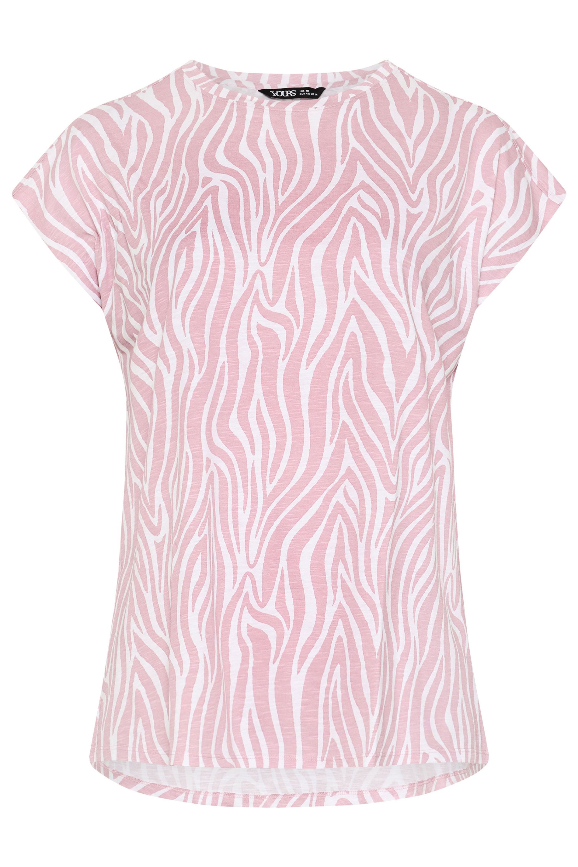 YOURSET 3 PACK Plus Size Green Palm Leaf & Zebra T-Shirts | Yours Clothing 10