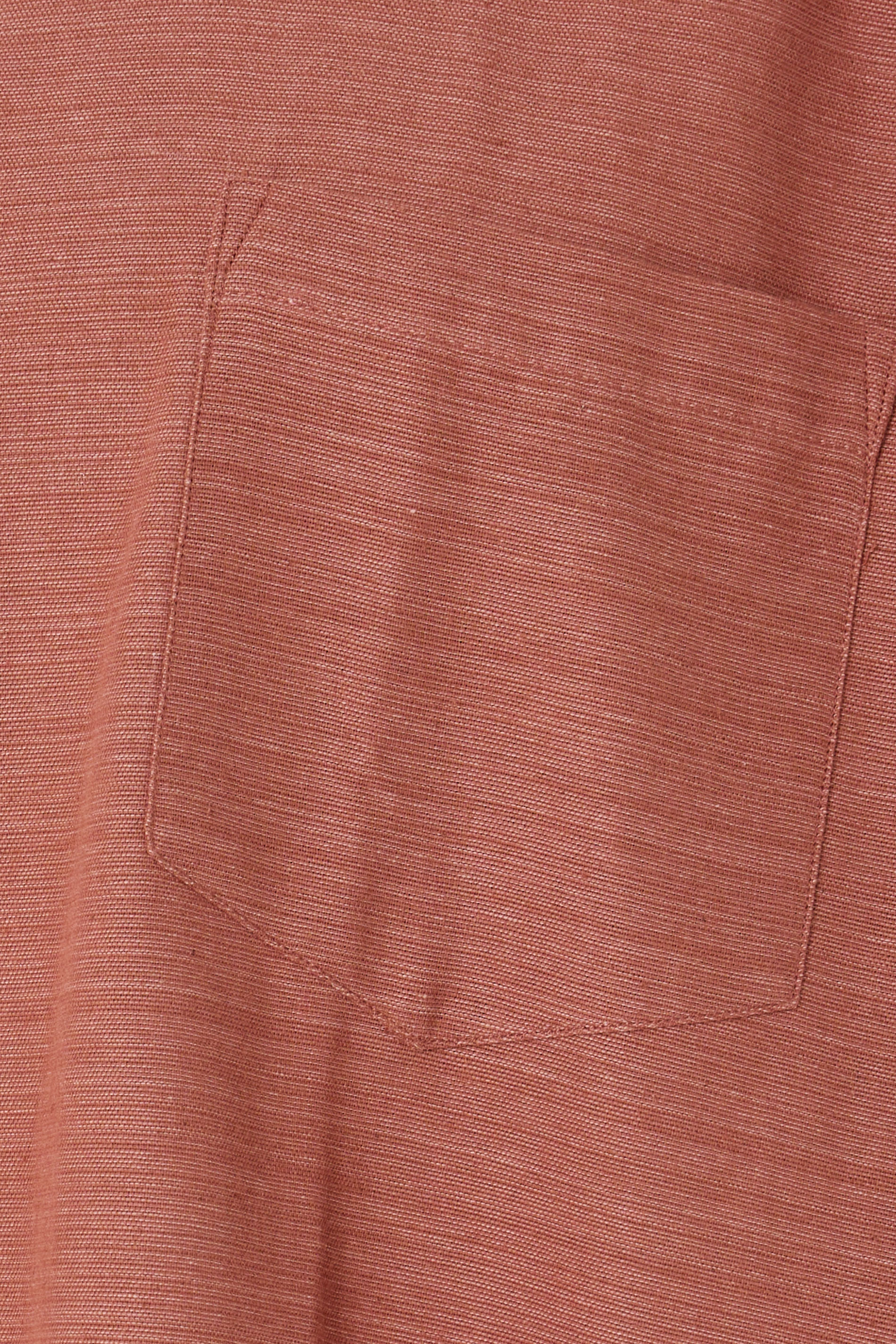 BadRhino Big & Tall Clay Orange Short Sleeve Slub Shirt | BadRhino 8