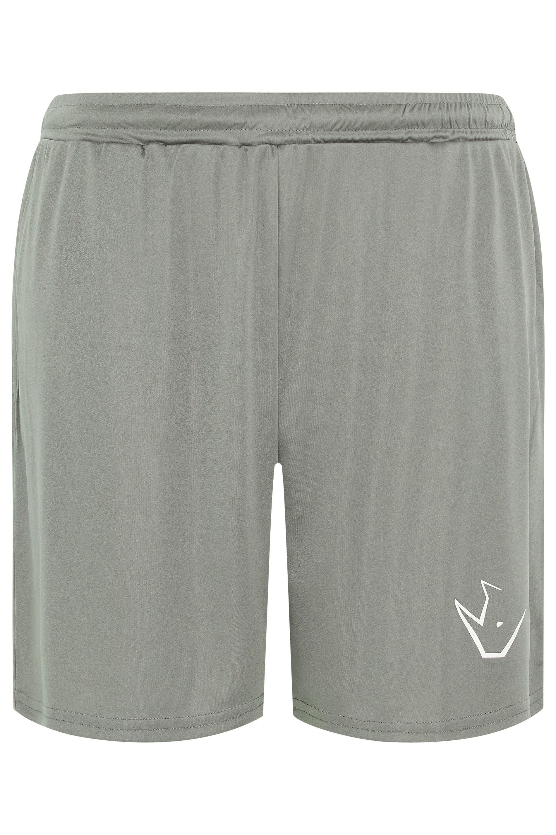 IronRhino Big & Tall Grey Lightweight Performance Shorts | BadRhino 5