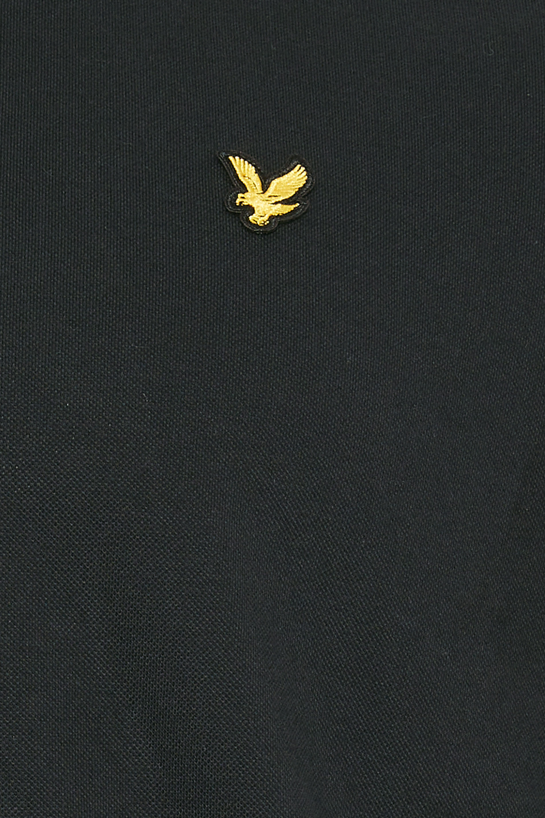 LYLE & SCOTT Big & Tall Black Tartan Collar Polo Shirt | BadRhino 5