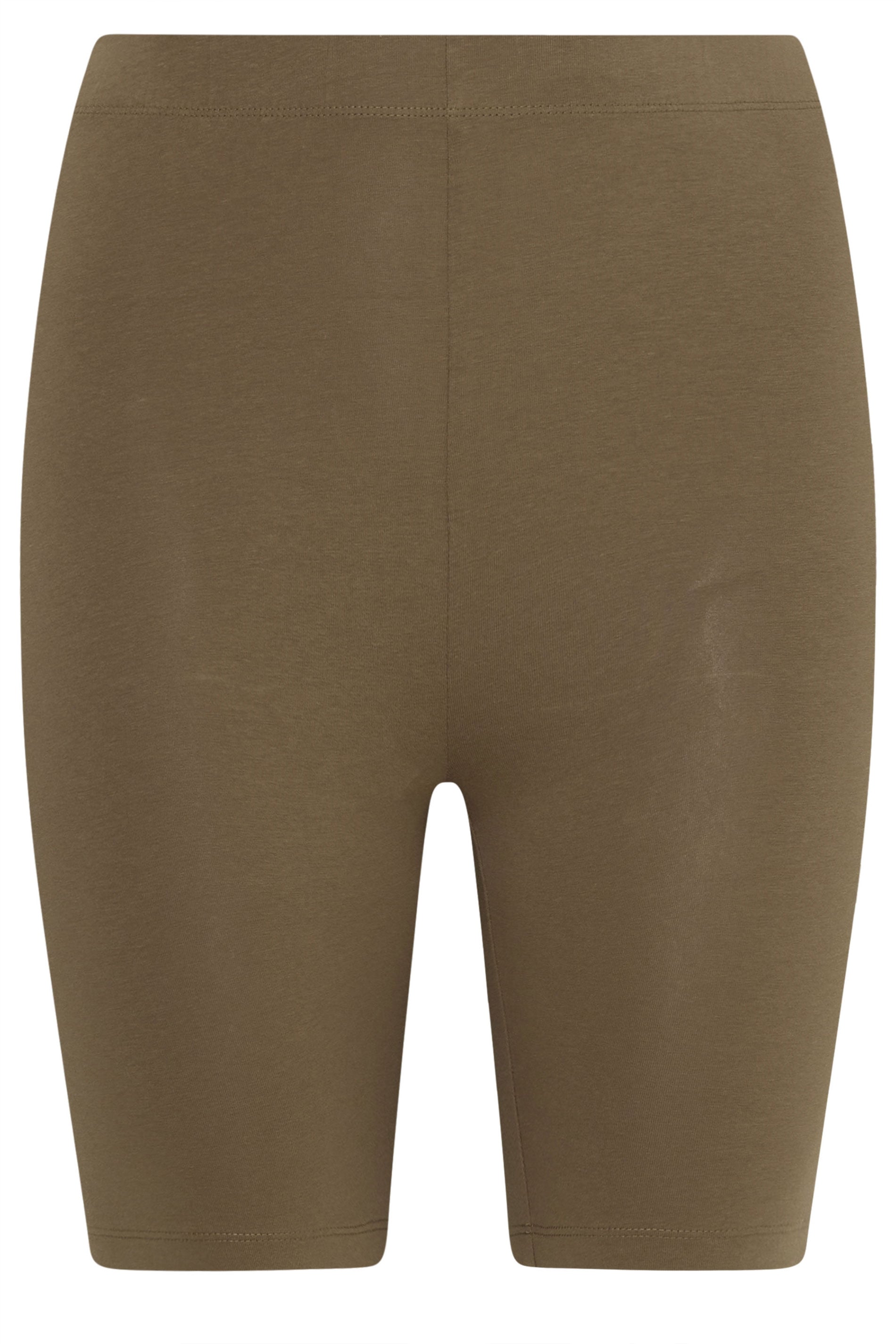 YOURS Plus Size Brown Cycling Shorts | Yours Clothing 5