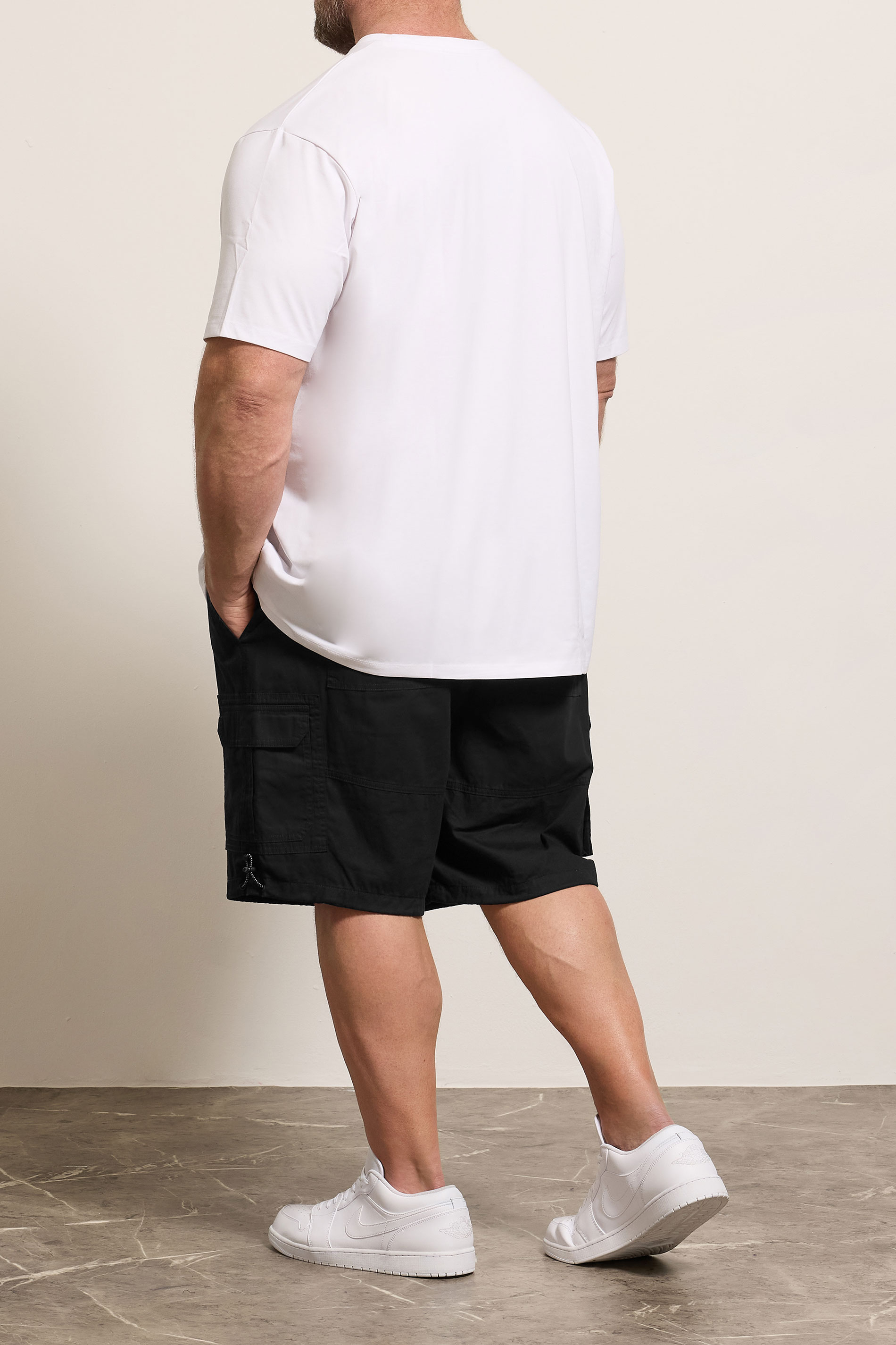BadRhino Big & Tall Black Lightweight Cargo Shorts | BadRhino 2