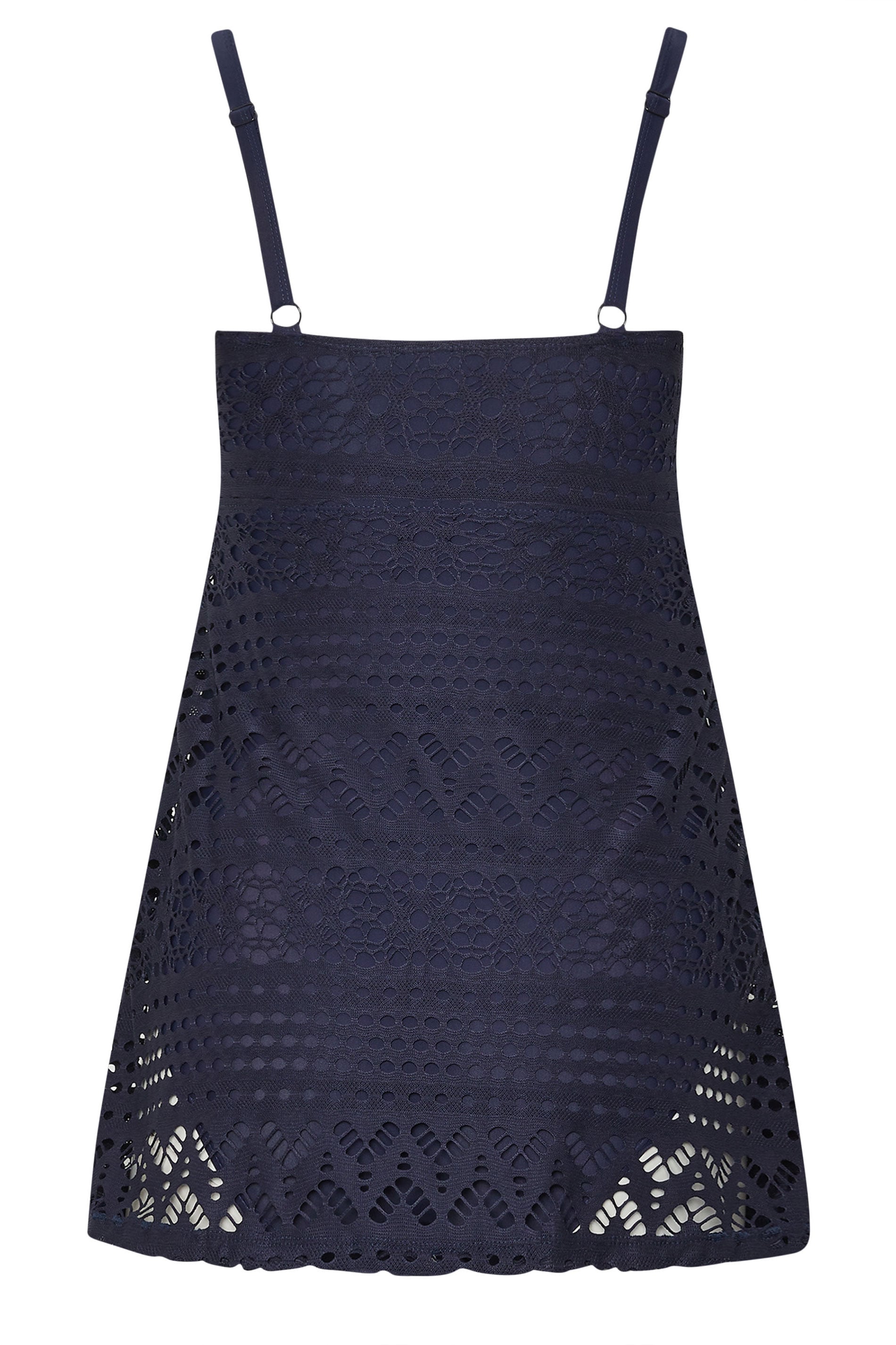 LTS Tall Navy Blue Crochet Swimskirt| Long Tall Sally  6