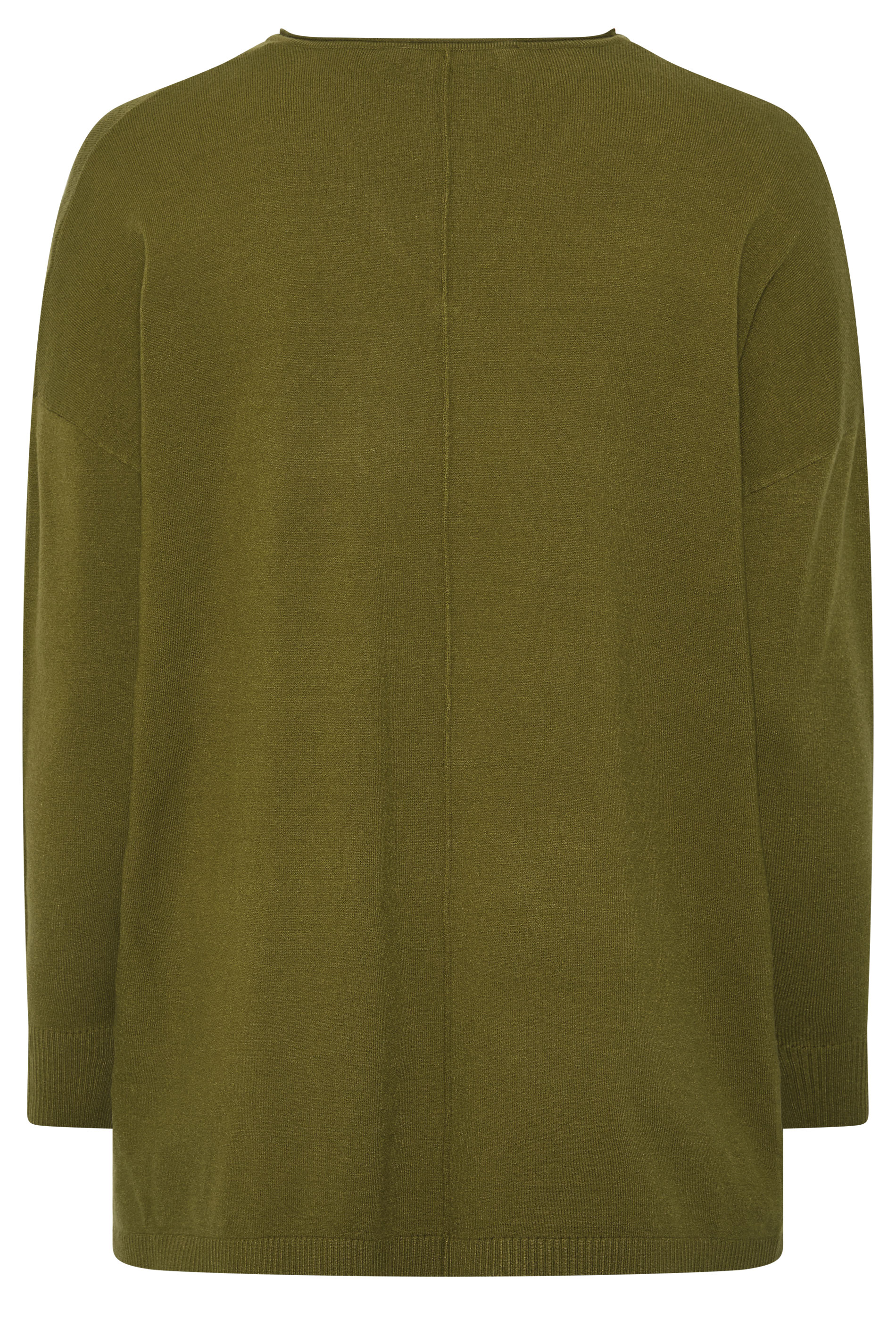 EVANS Plus Size Black Seam Detail Jumper | Evans 2