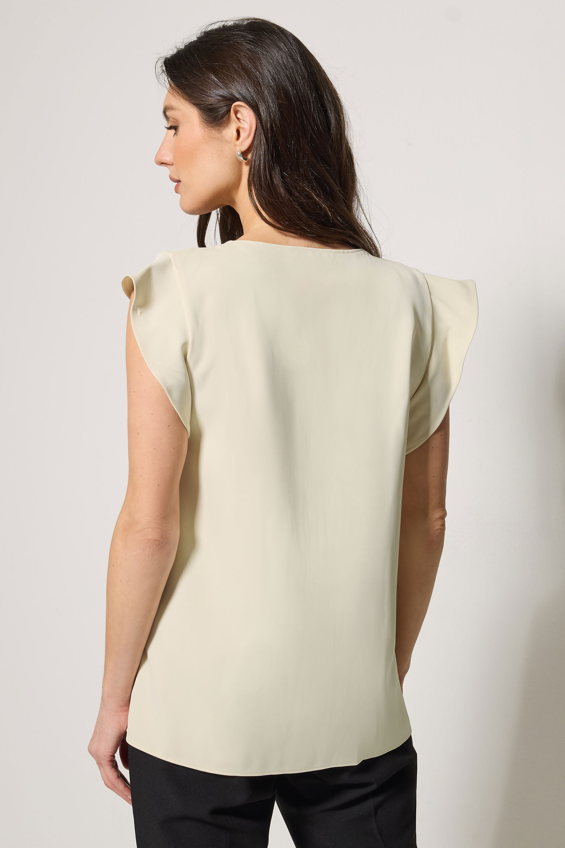 M&Co Cream Frill Sleeve Blouse | M&Co 2