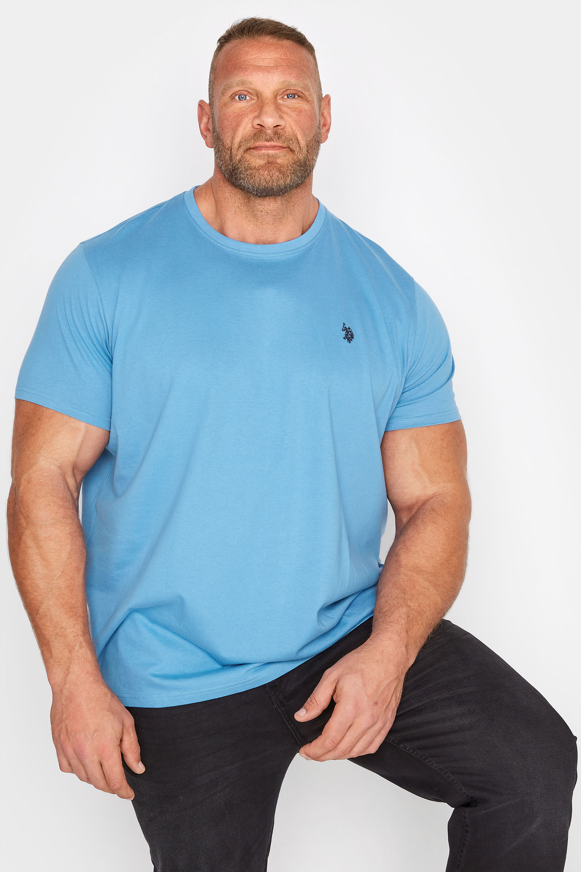 U.S. POLO ASSN. Big & Tall Blue Core T-Shirt 1