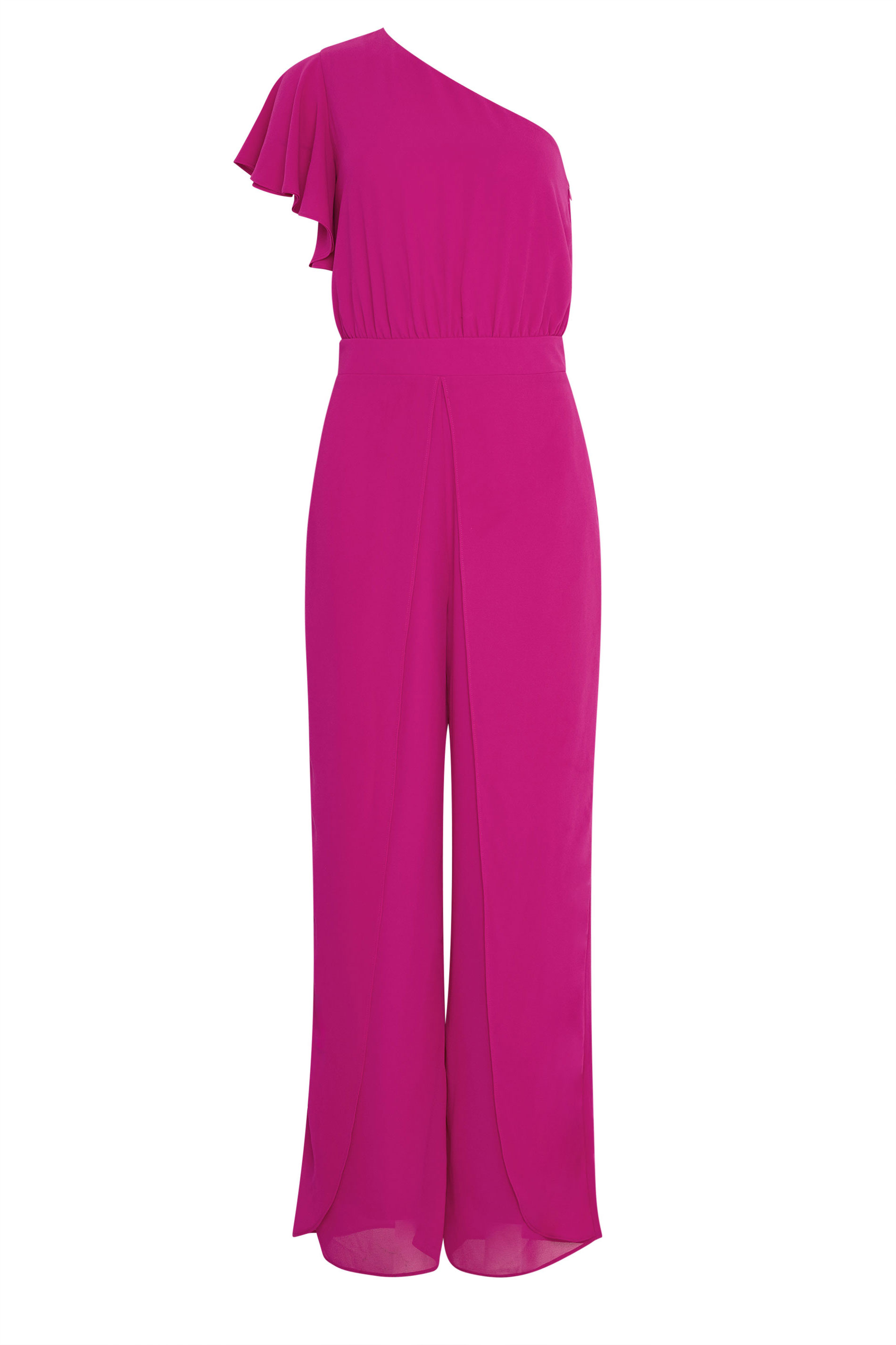 STAR Fuchsia Pink Wide Leg Corsage Jumpsuit | StarByJM 5