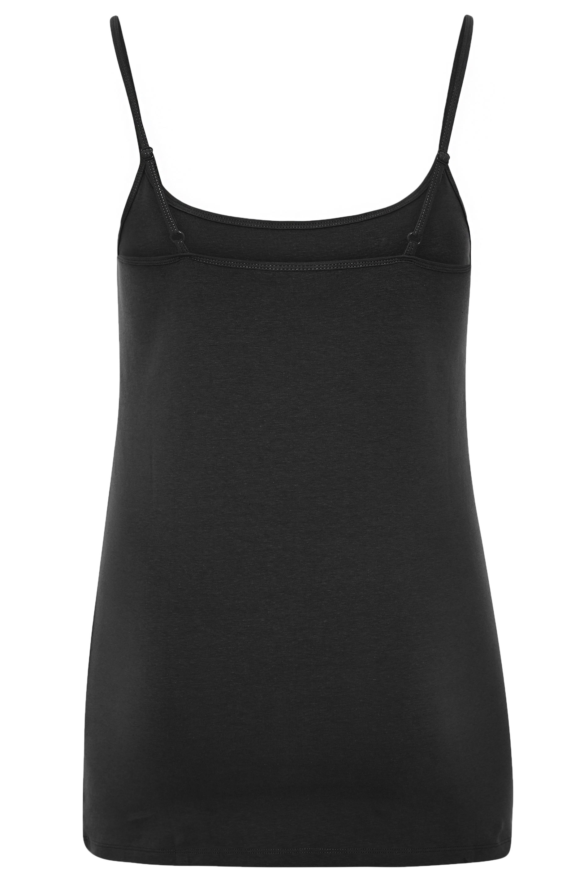 Plus Size Black Cami Vest Top | Yours Clothing