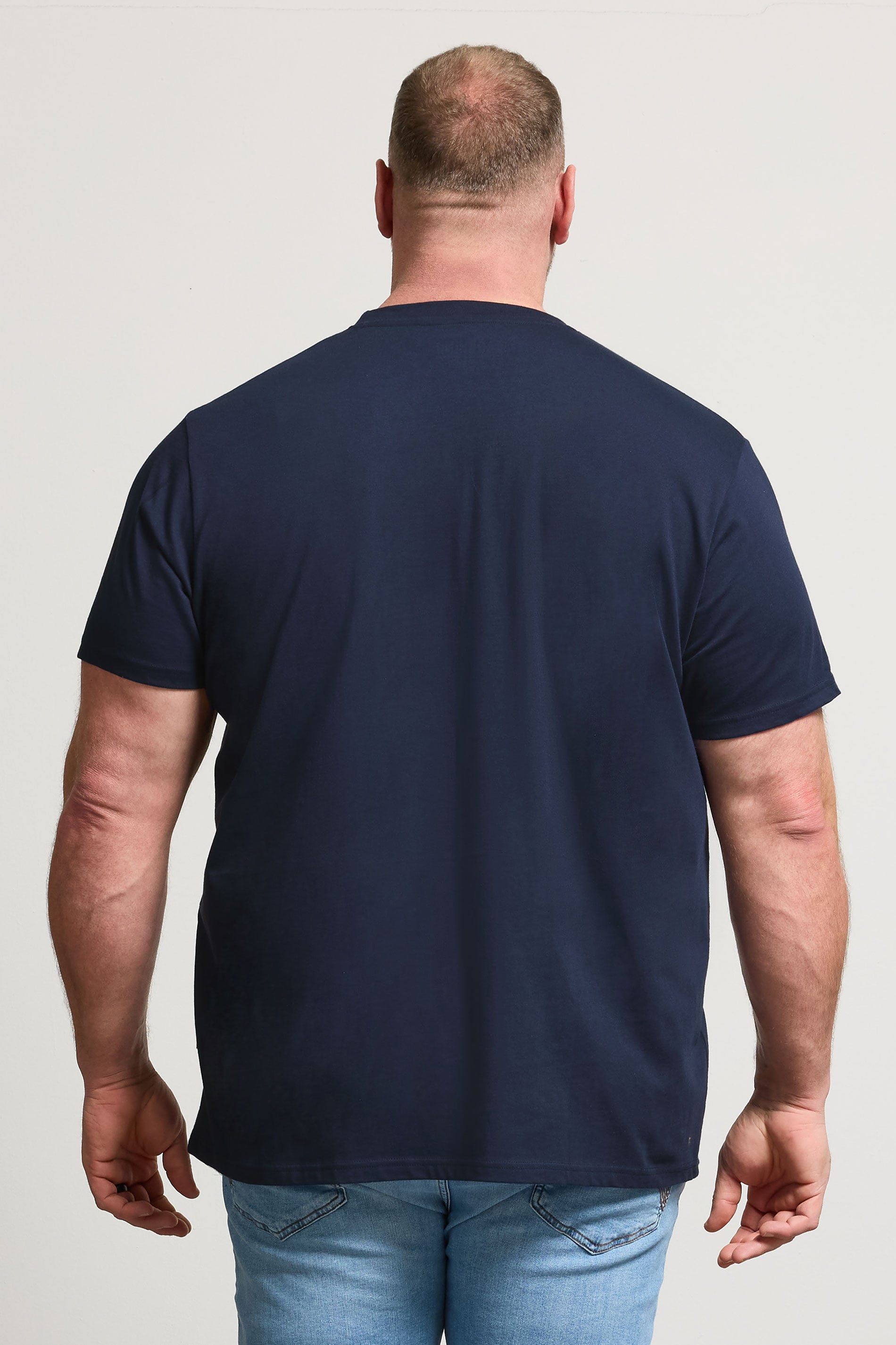 BadRhino Big & Tall Navy Blue Nashville Graphic T-Shirt | BadRhino 2
