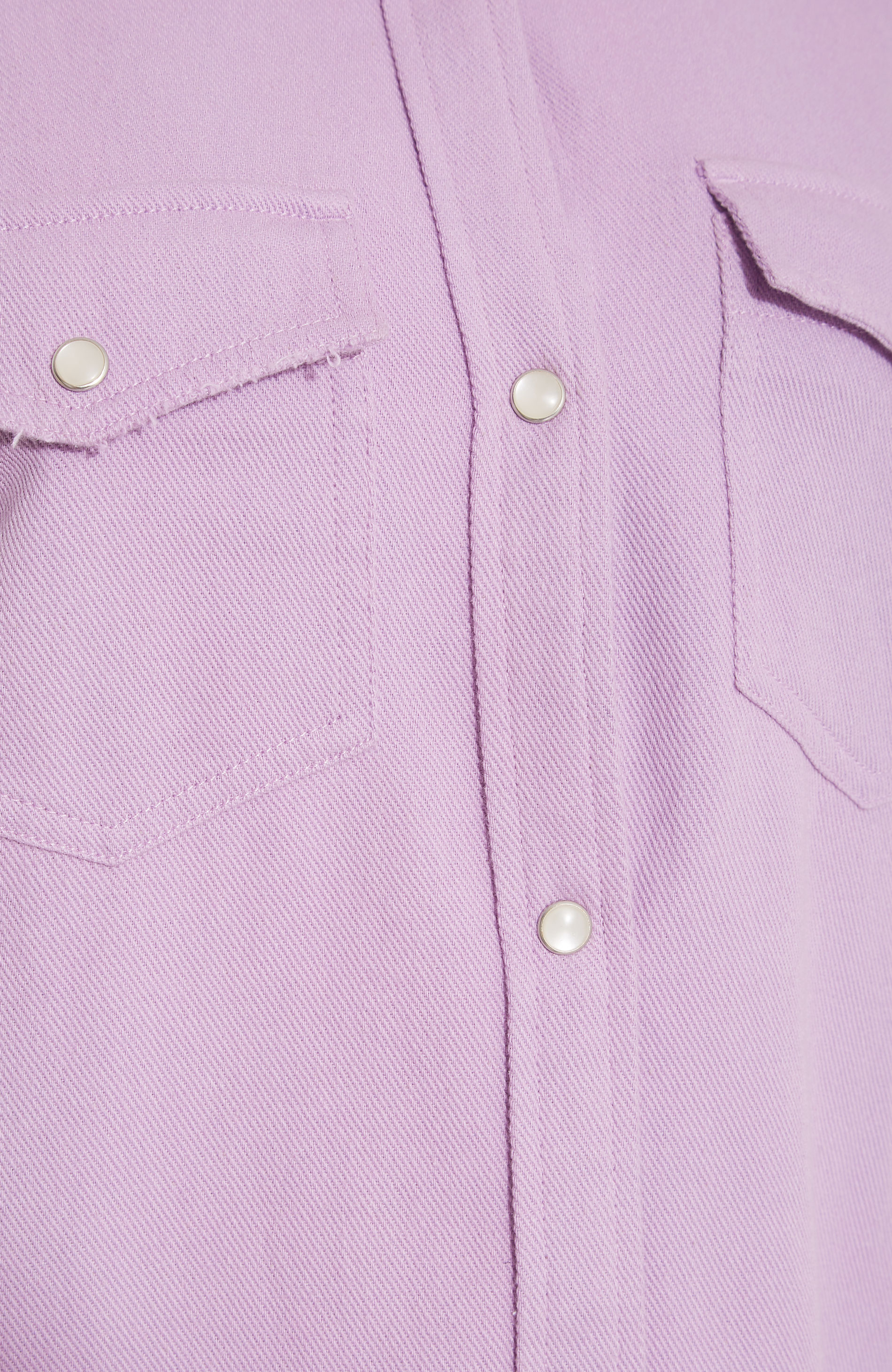 LTS Tall Women's Lilac Purple Distressed Twill Shirt | Long Tall Sally 1