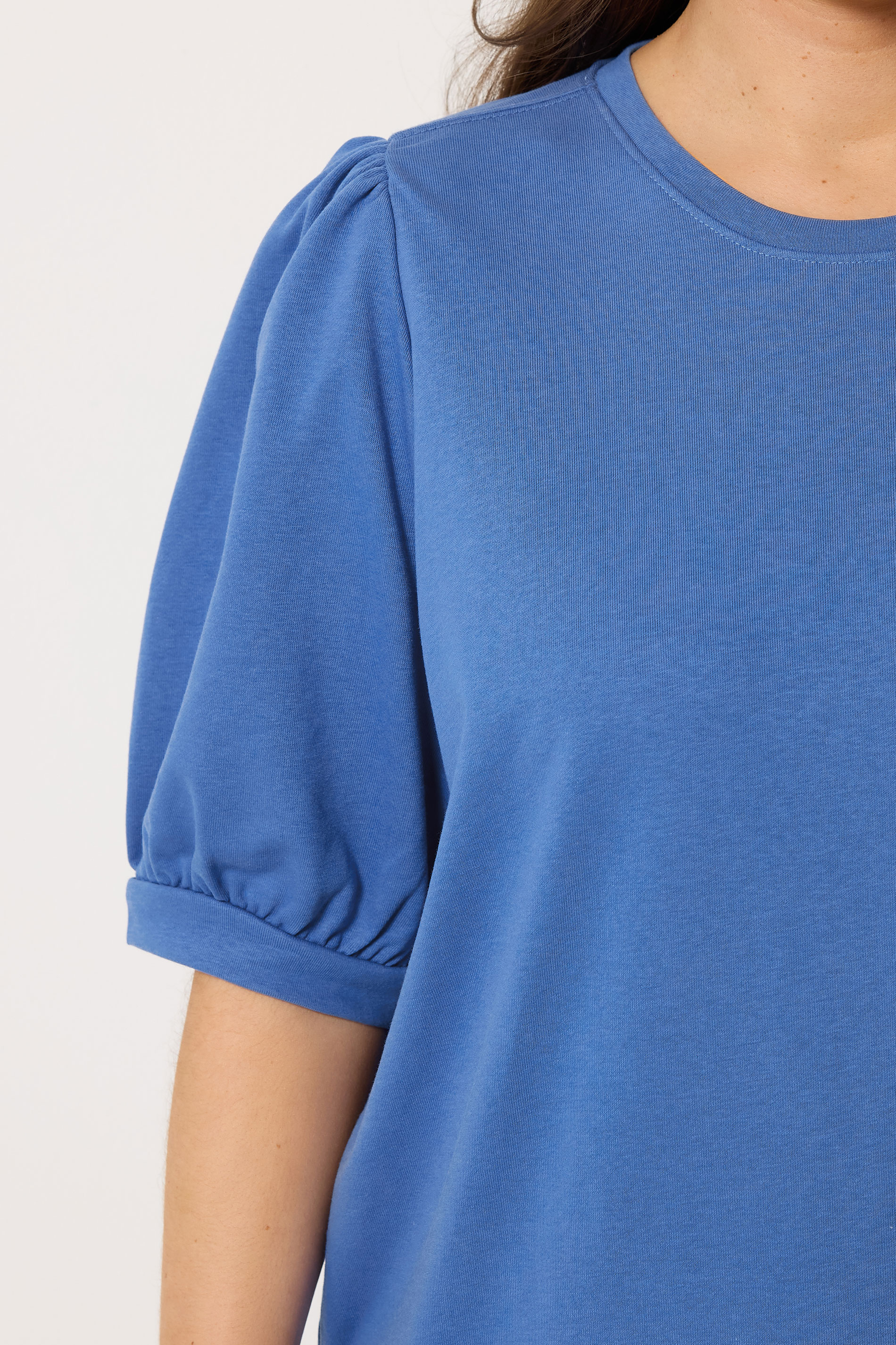YOURS Plus Size Blue Balloon Sleeve Dress | Yours Clothing 4