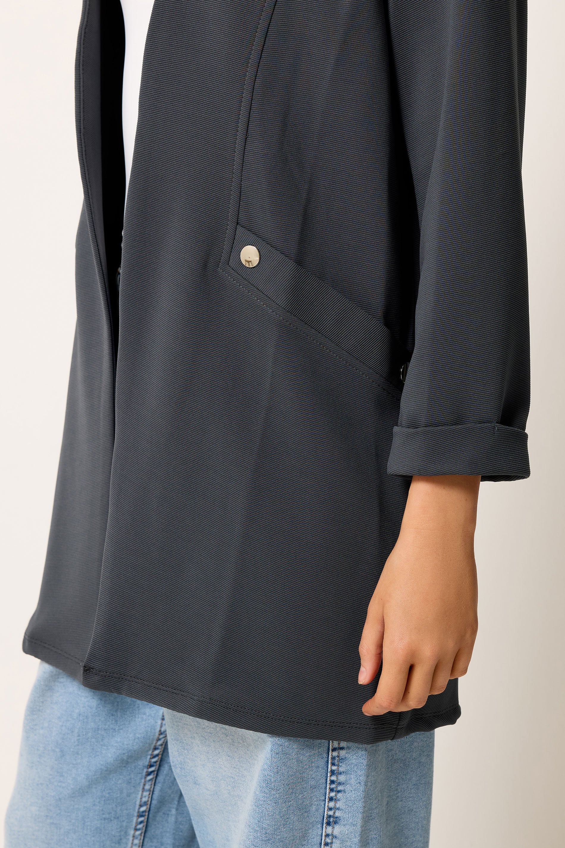 M&Co Black Textured Jersey Jacket | M&Co 5
